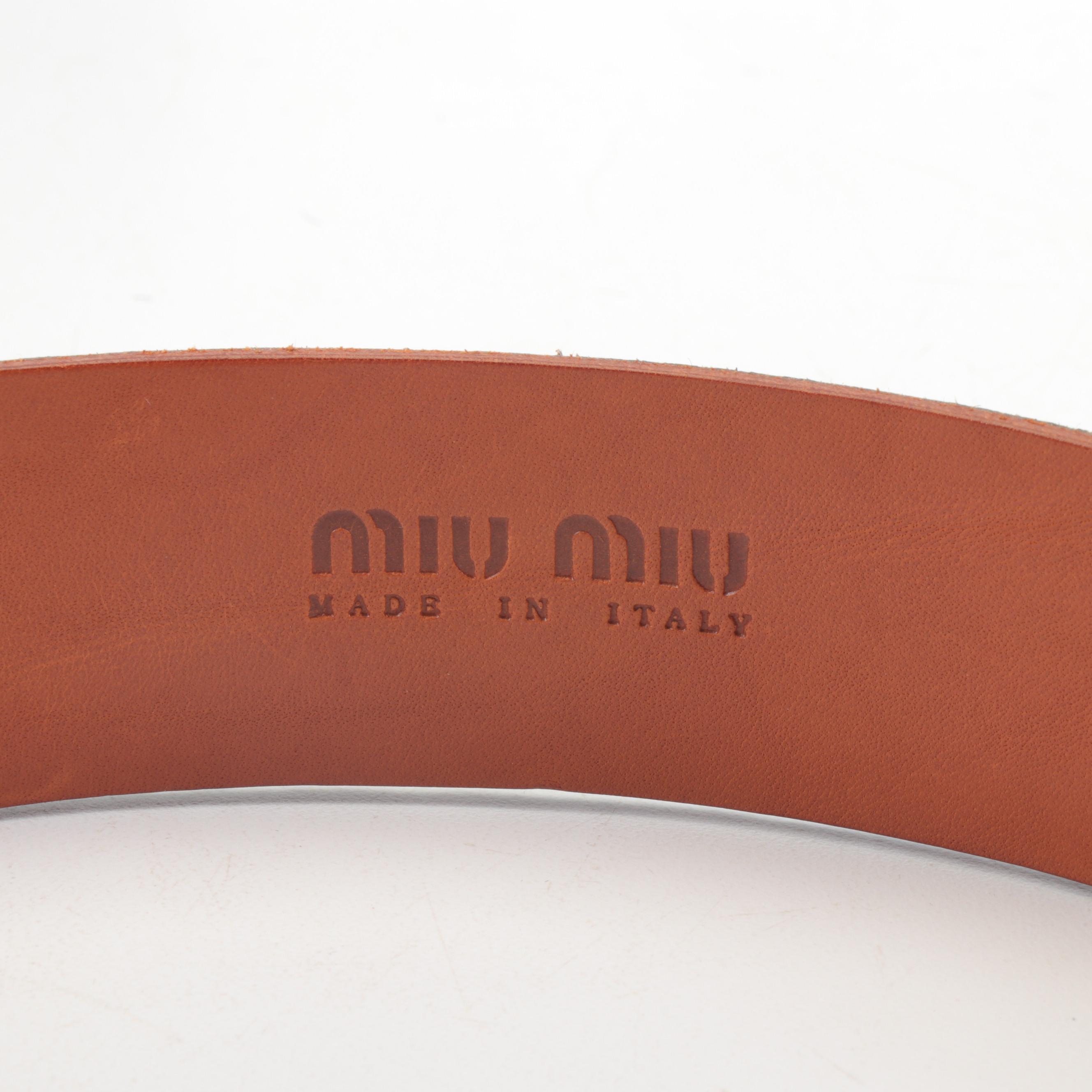 Miu Miu, Max Mara, Brighton and Francesco Bias Belts