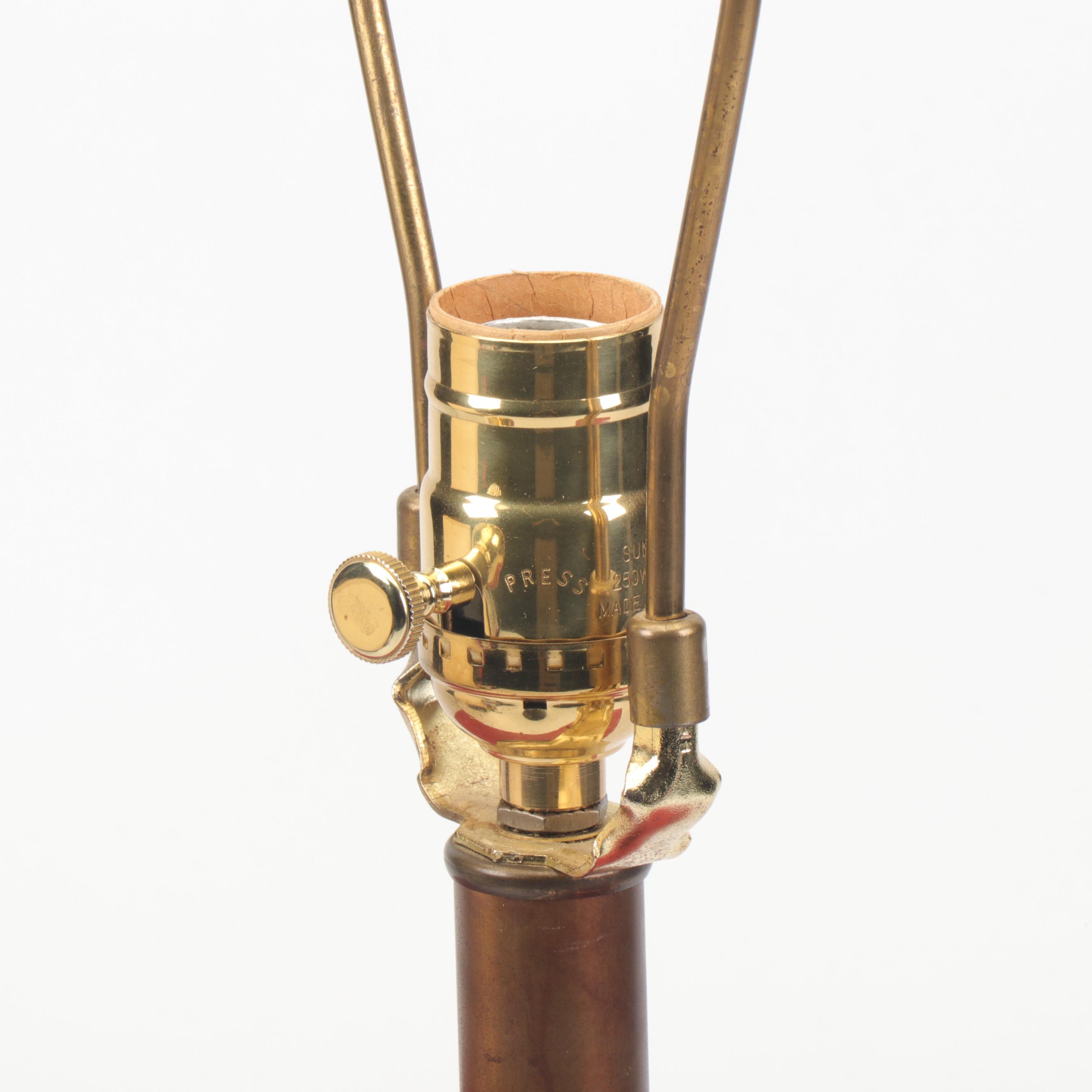 Martha Sturdy Red Resin Sculptural Table Lamp, Late 20th Century