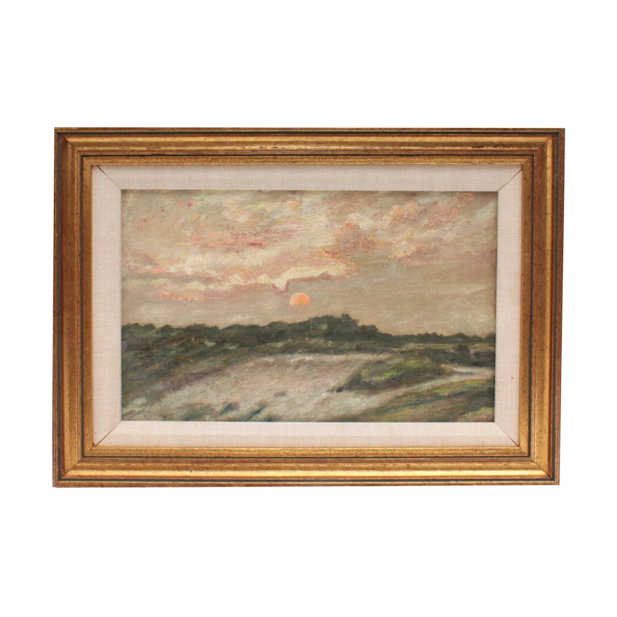 Hamilton Chapman Oil Painting of Landscape