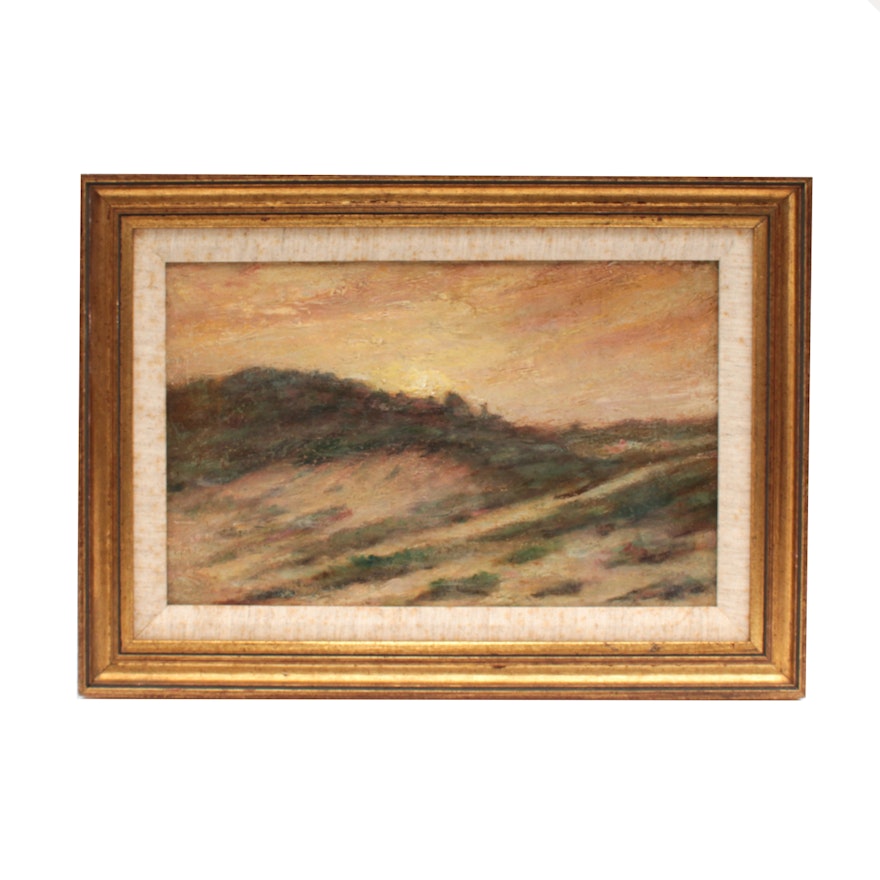 Hamilton Chapman Oil Painting of Landscape