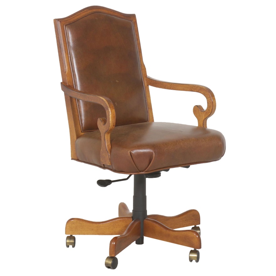 Office Chair with Leather Upholstery from Toms-Price