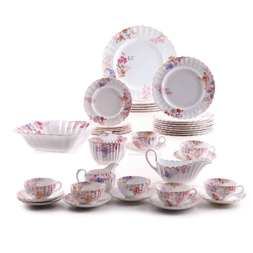 Spode "Chelsea Garden with Mustard Trim" Porcelain Dinnerware and Serving Pieces
