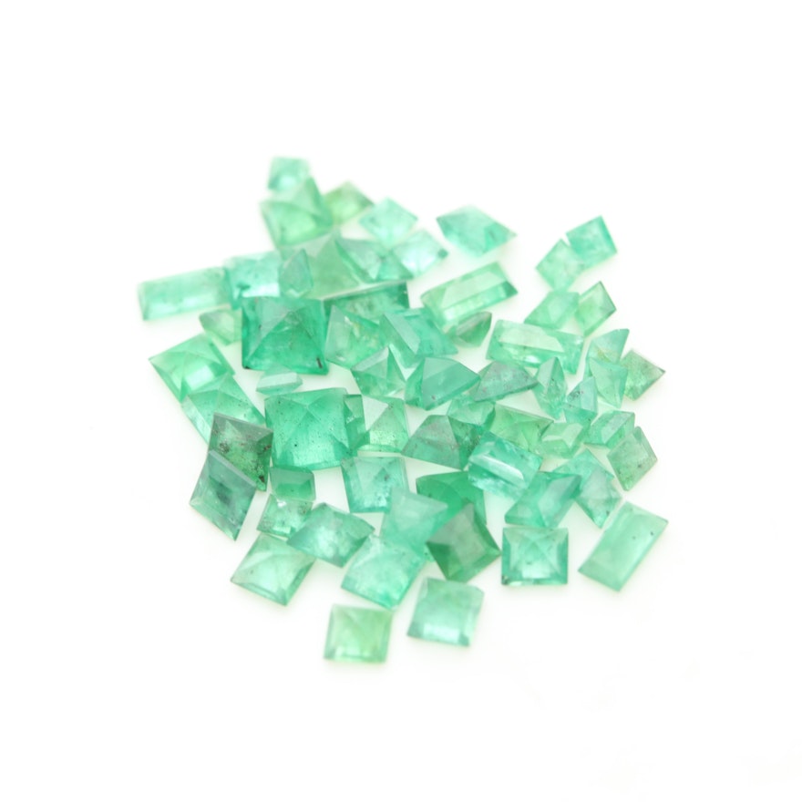 Loose 5.40 CTW Emerald Gemstones