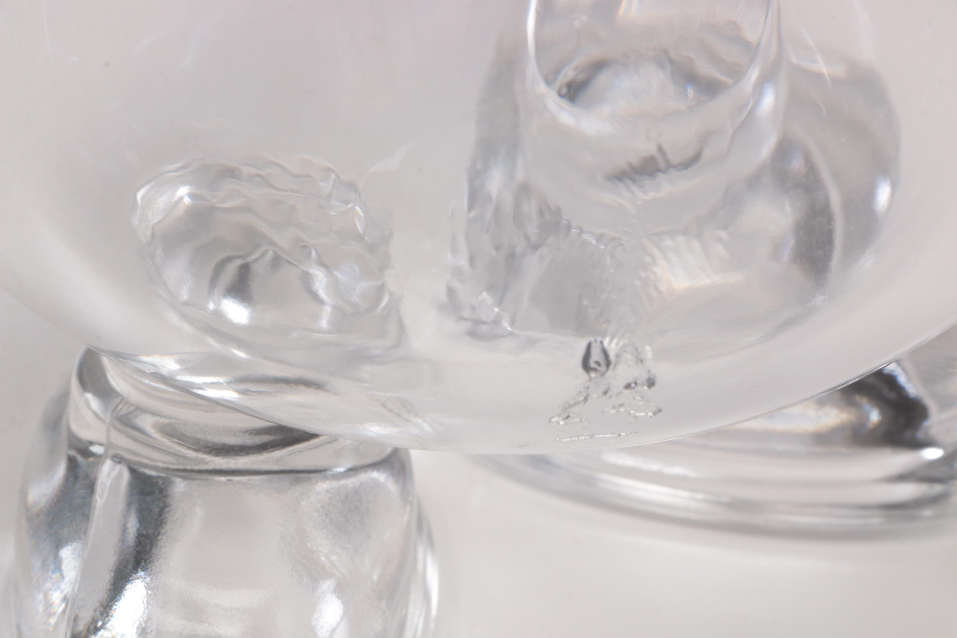 Arc International Glass Cereal Bowls and Egg Cups with Feet