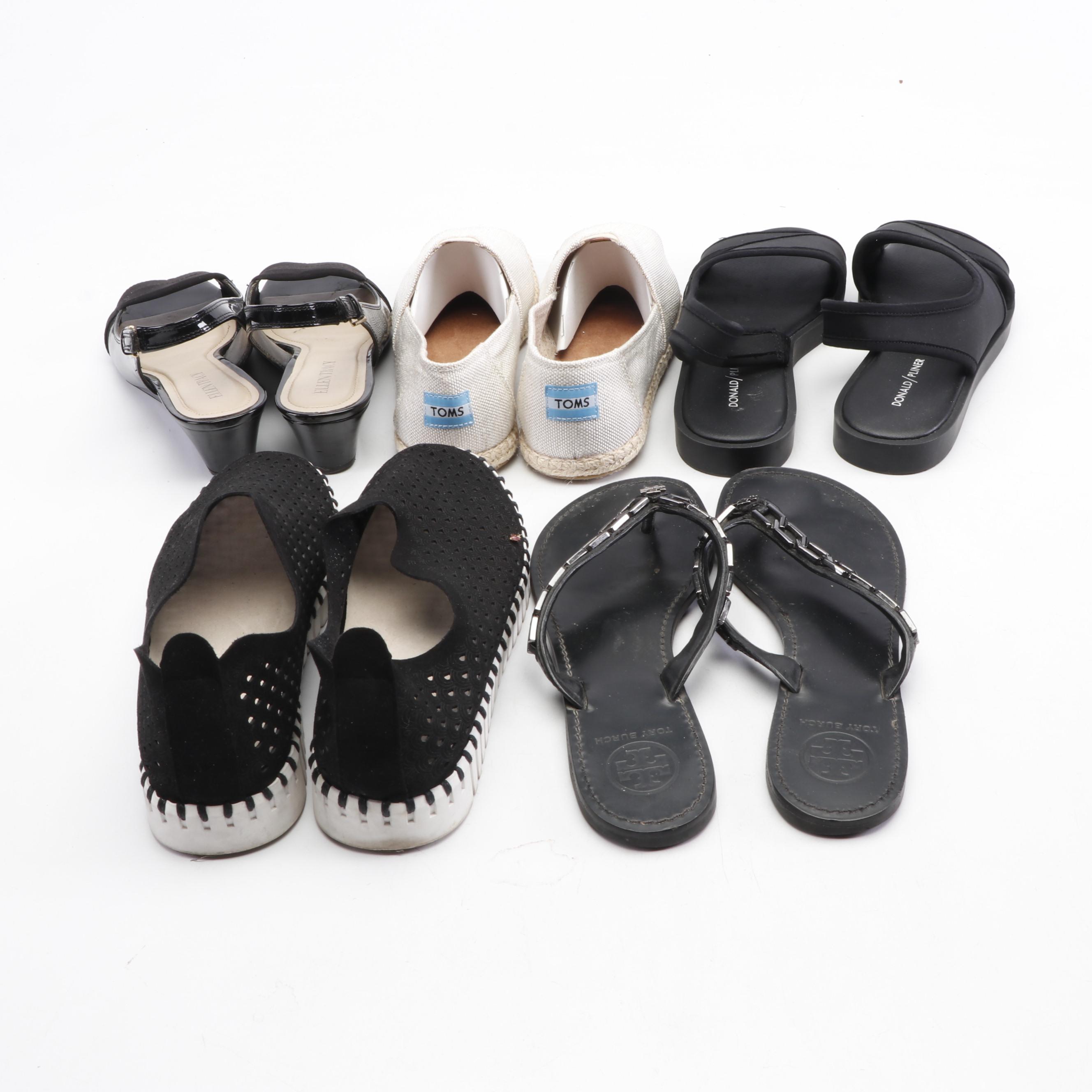 Tory Burch, Ilse Jacobsen, Toms, Donald J Pliner and Ellen Tracy Shoes