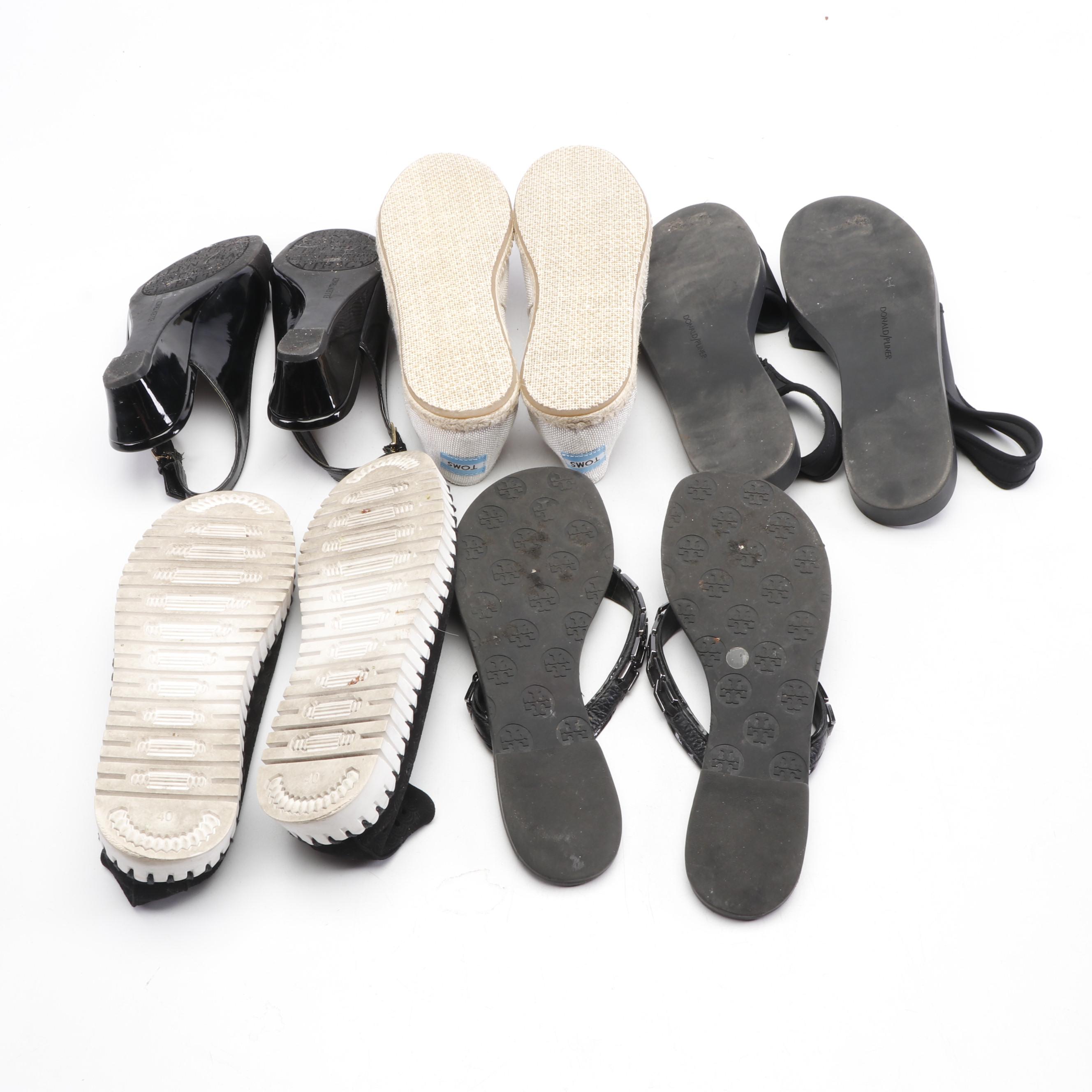 Tory Burch, Ilse Jacobsen, Toms, Donald J Pliner and Ellen Tracy Shoes