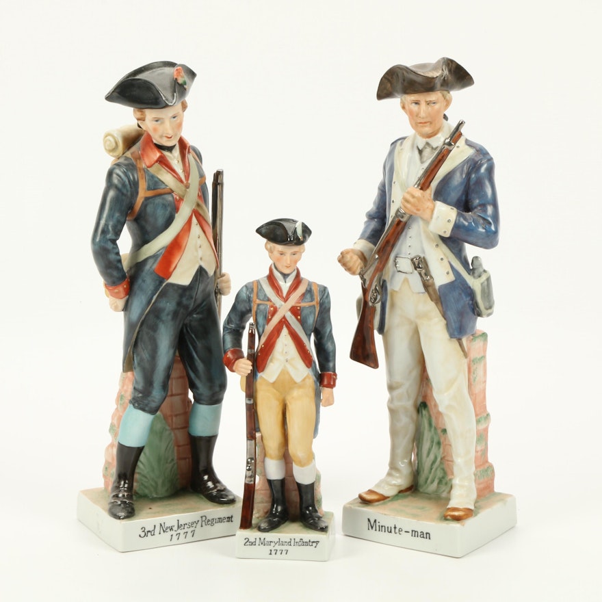 Andrea by Sadek Porcelain Revolutionary War Figurines