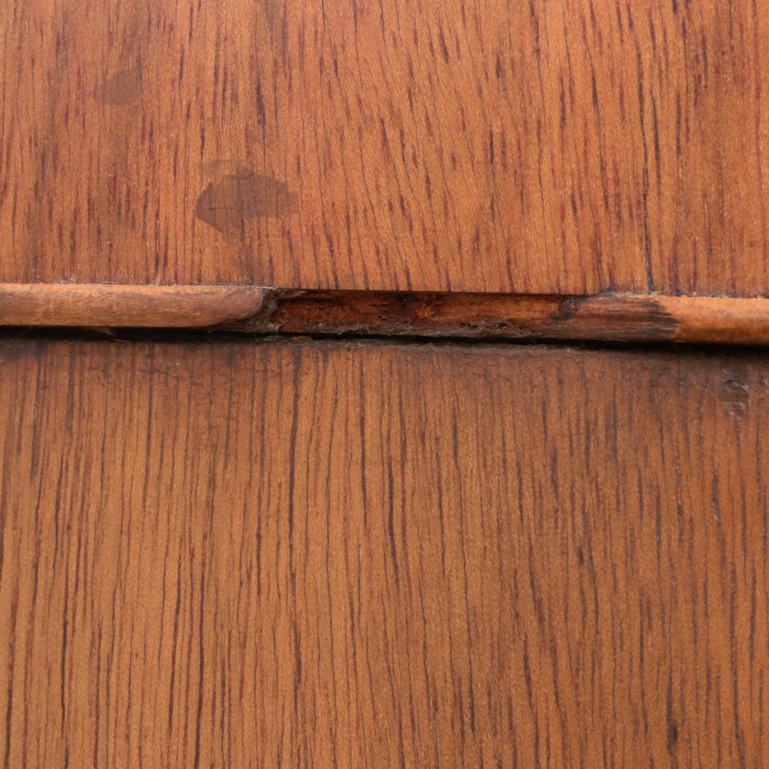 Burled Wood Veneer Chest of Drawers, Mid Century Modern