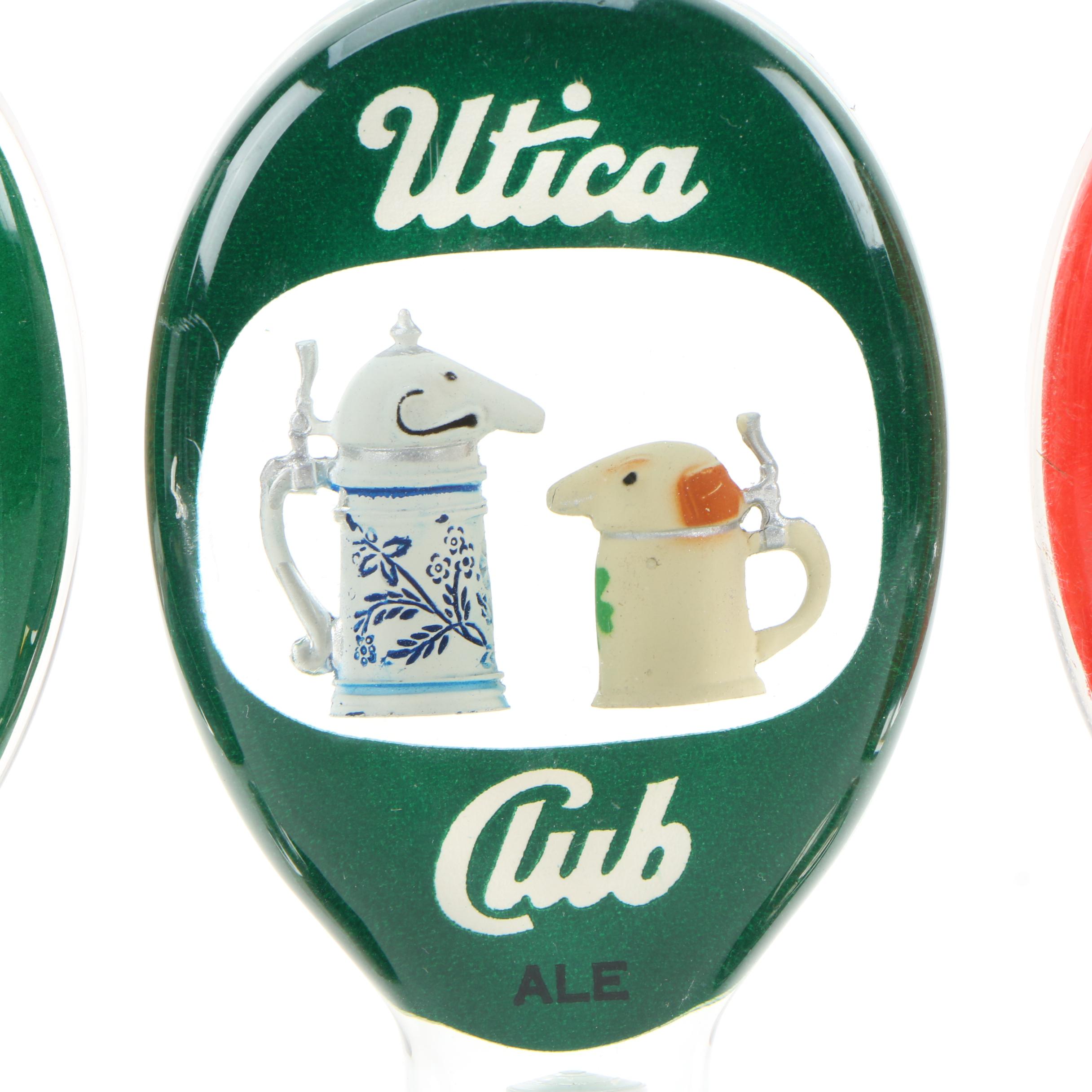 Utica Club Beer Tap Handles