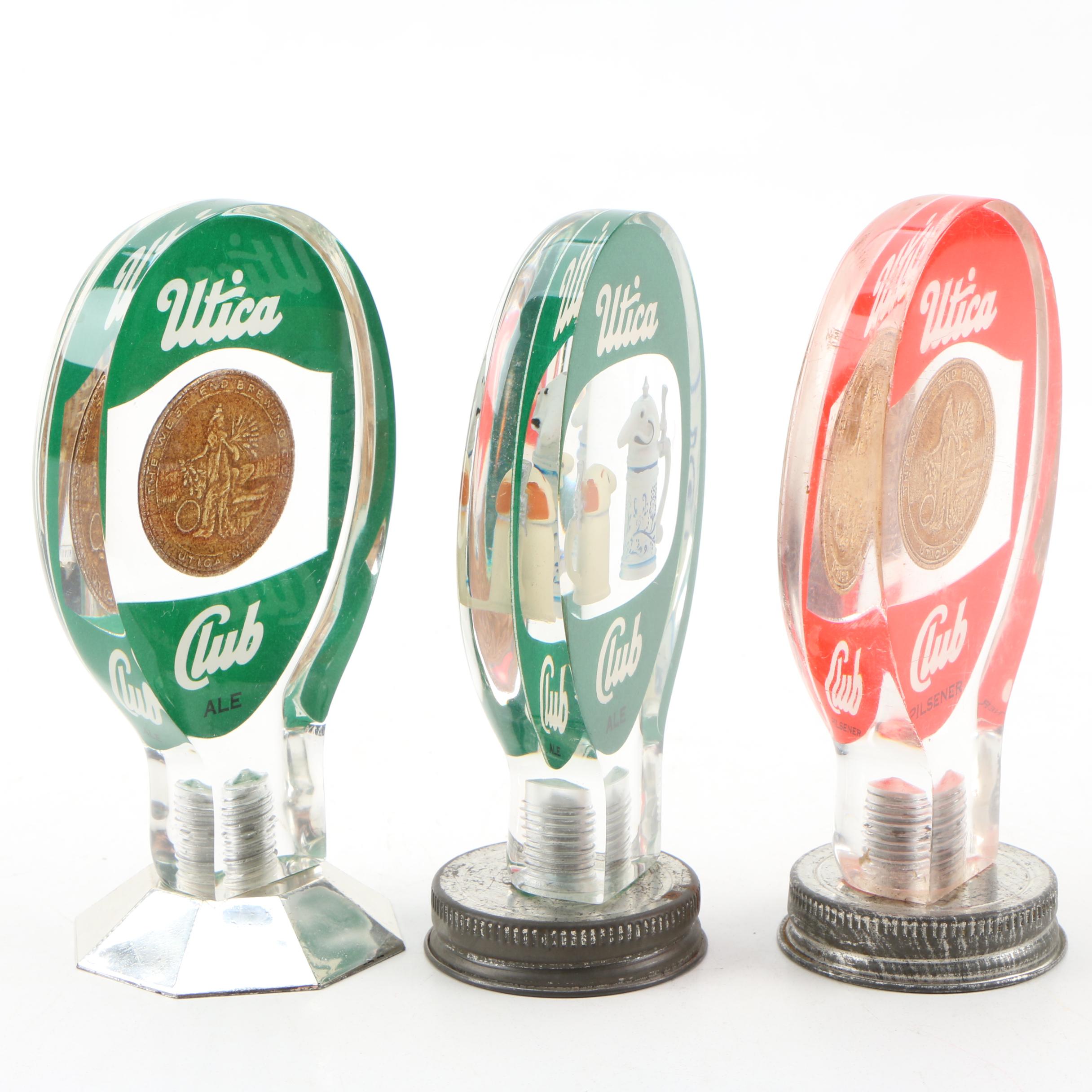 Utica Club Beer Tap Handles