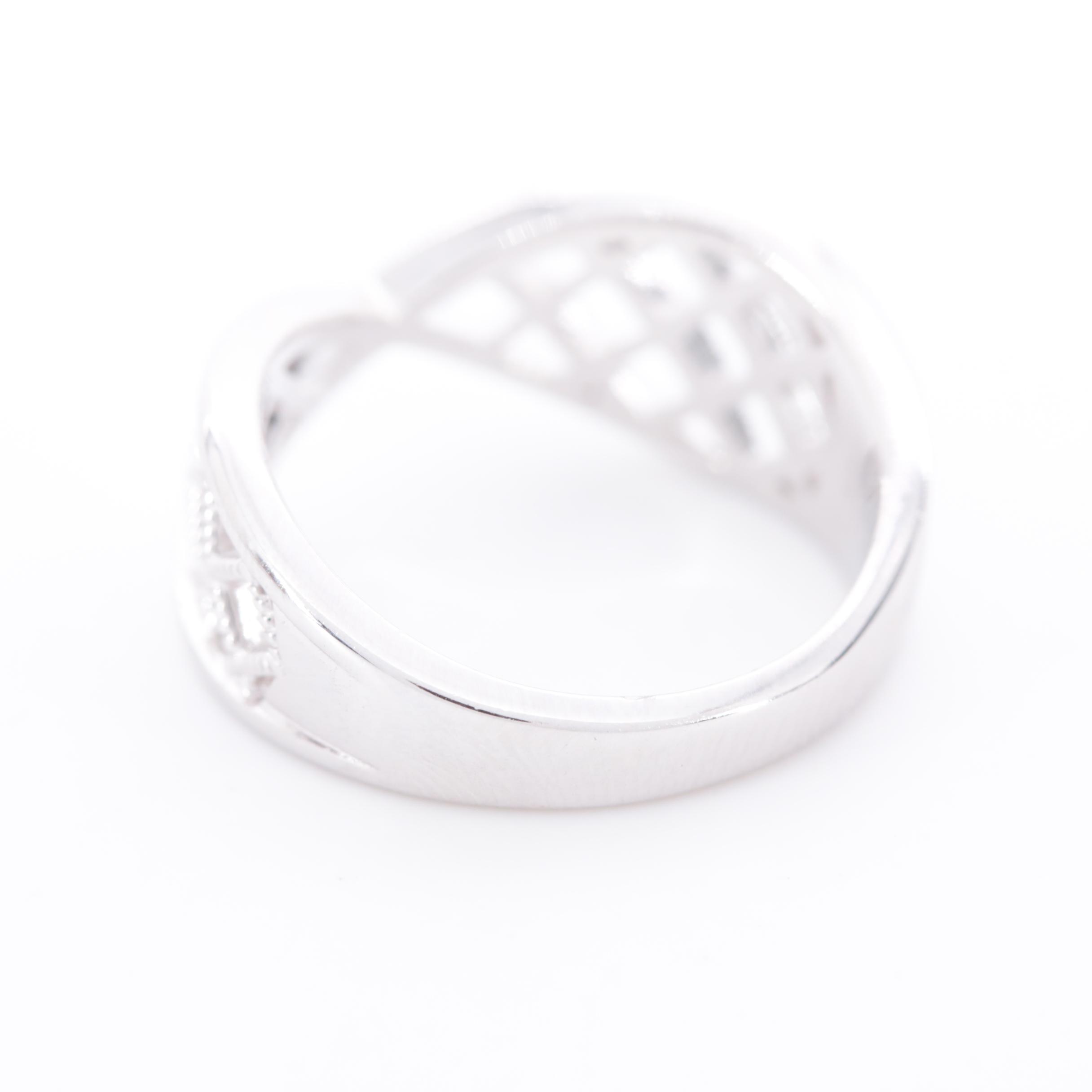 Elle™ Sterling Silver Ring with Hidden Ruby