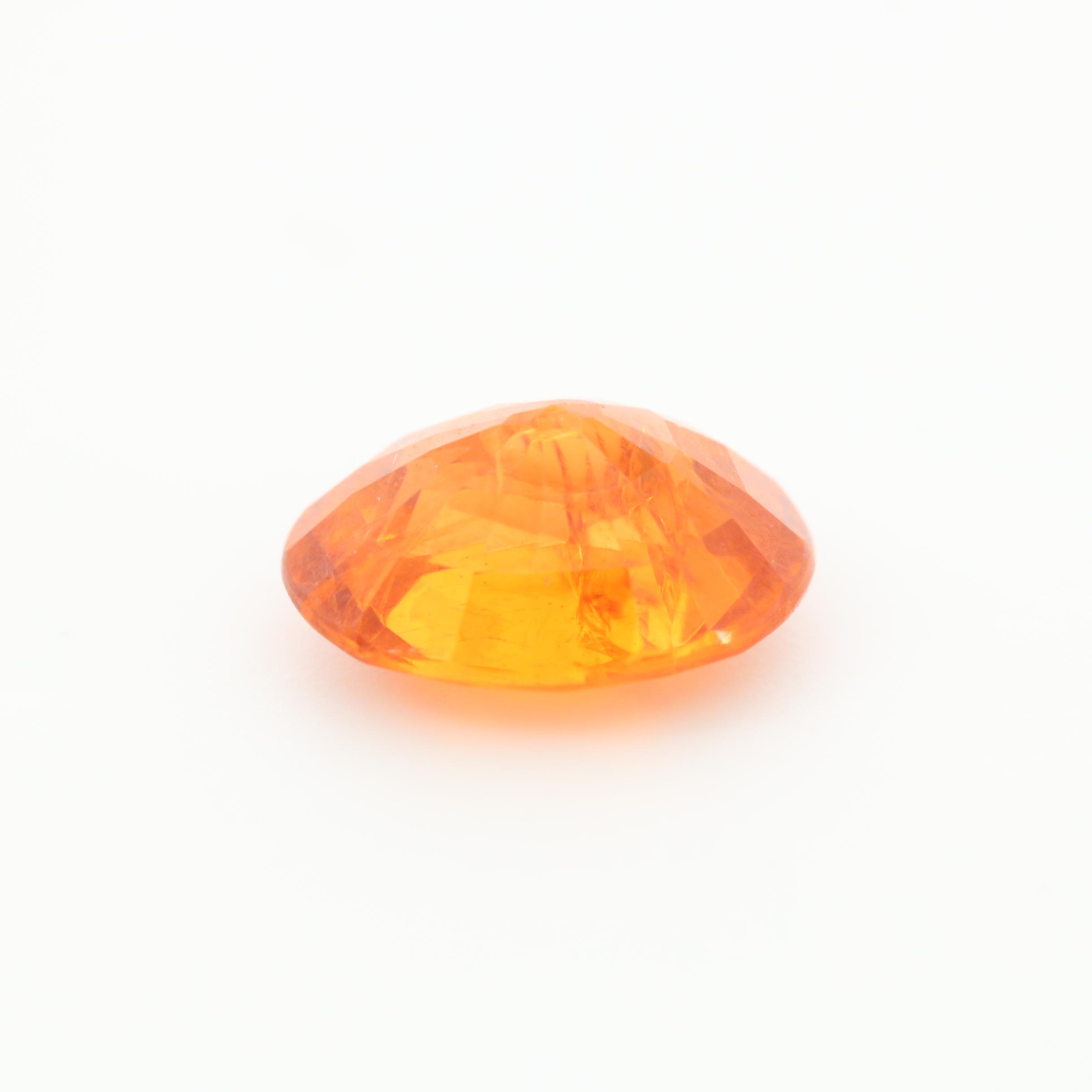 Loose 1.60 CT Spessartine Garnet Gemstone
