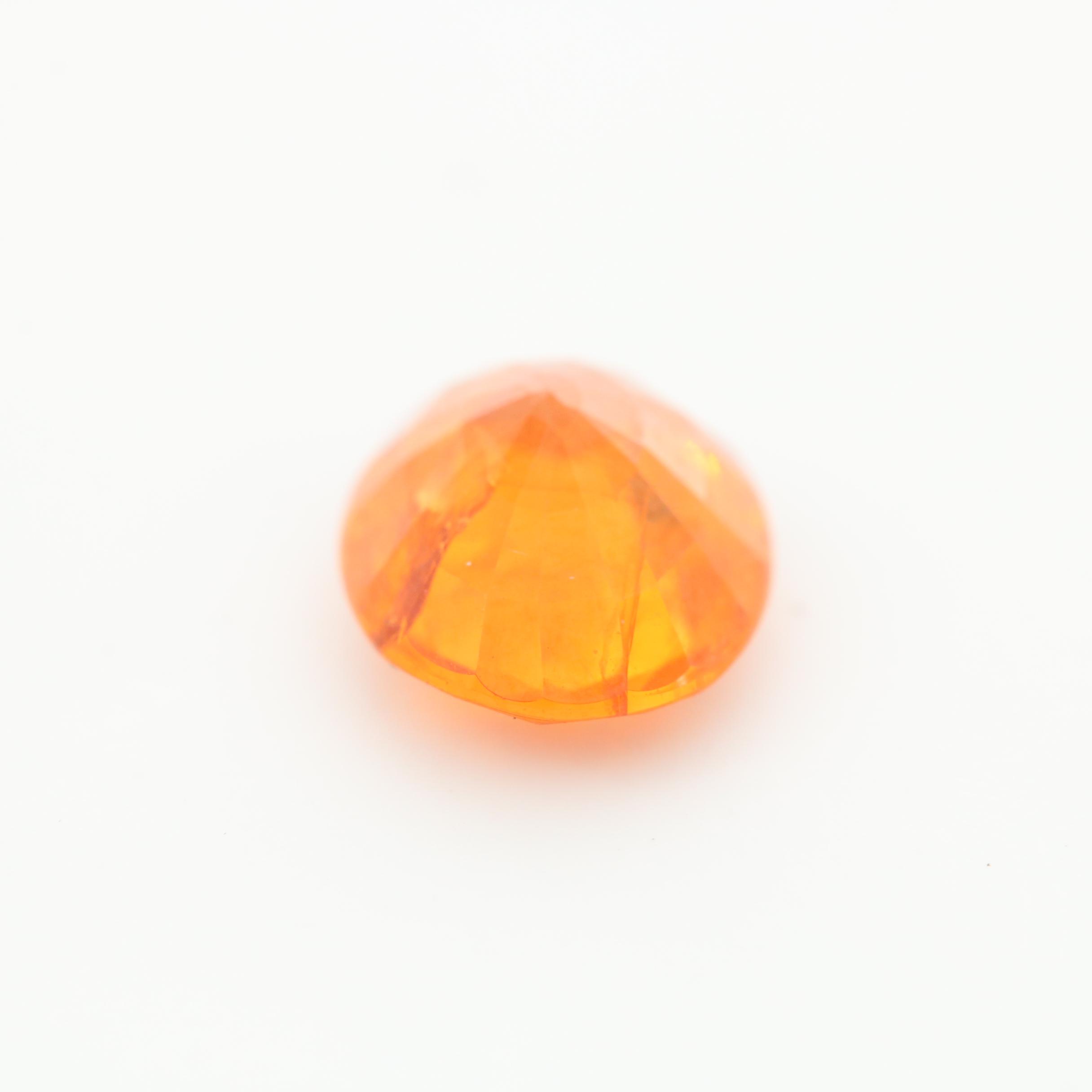 Loose 1.60 CT Spessartine Garnet Gemstone
