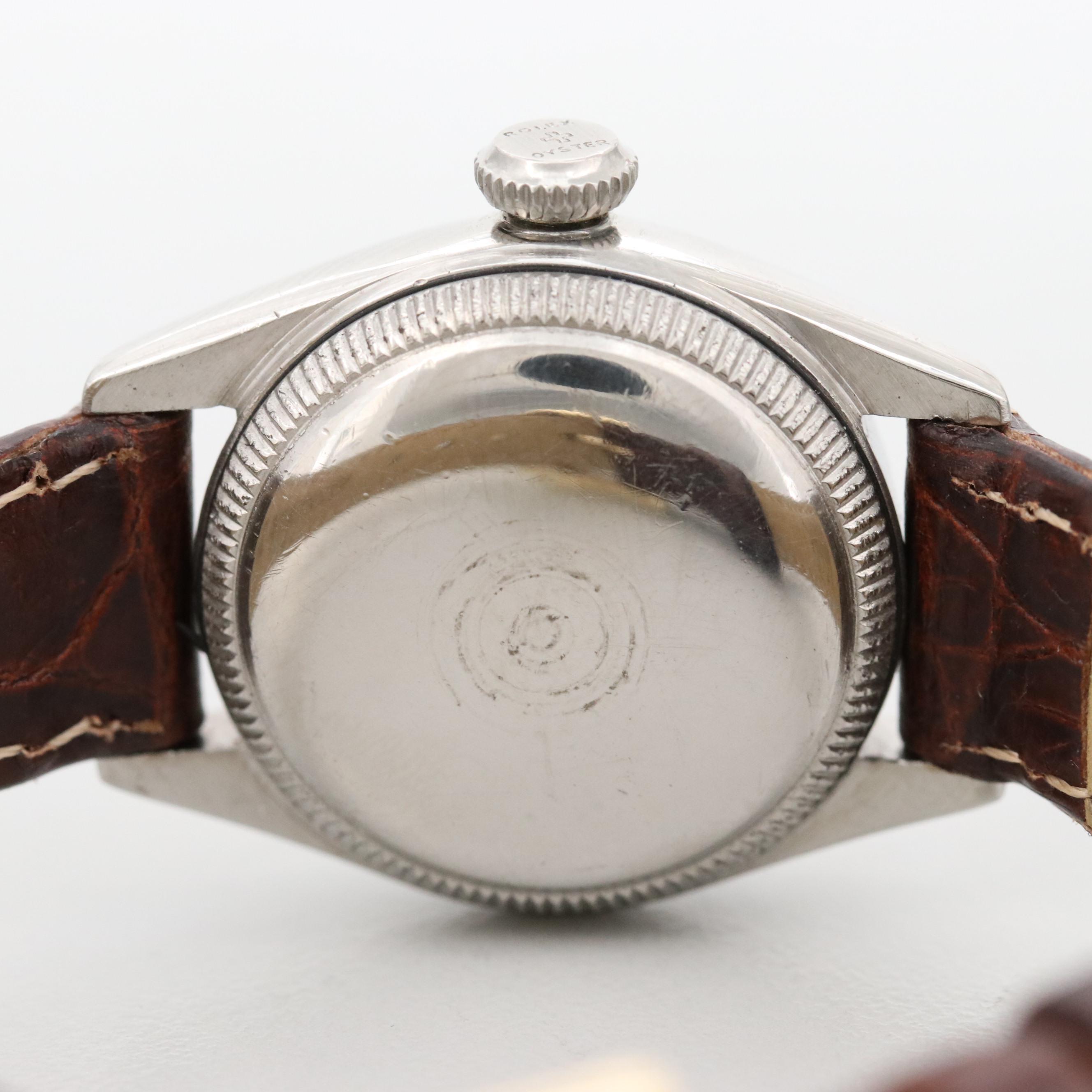 Vintage Rolex Oyster Perpetual Bubble Back Automatic Watch, 1952