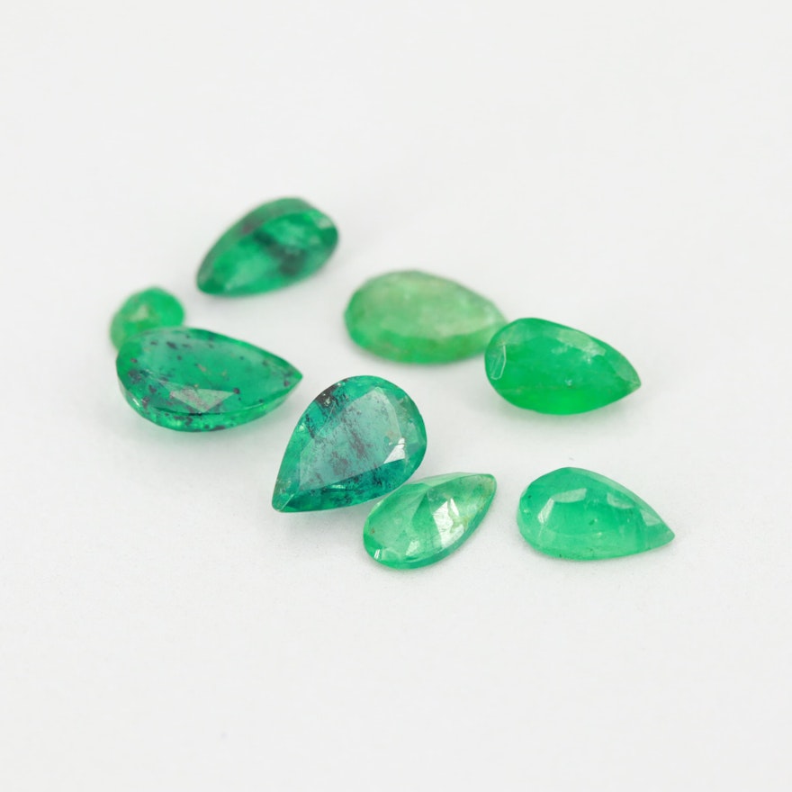 Loose 1.84 CTW Emerald Gemstones