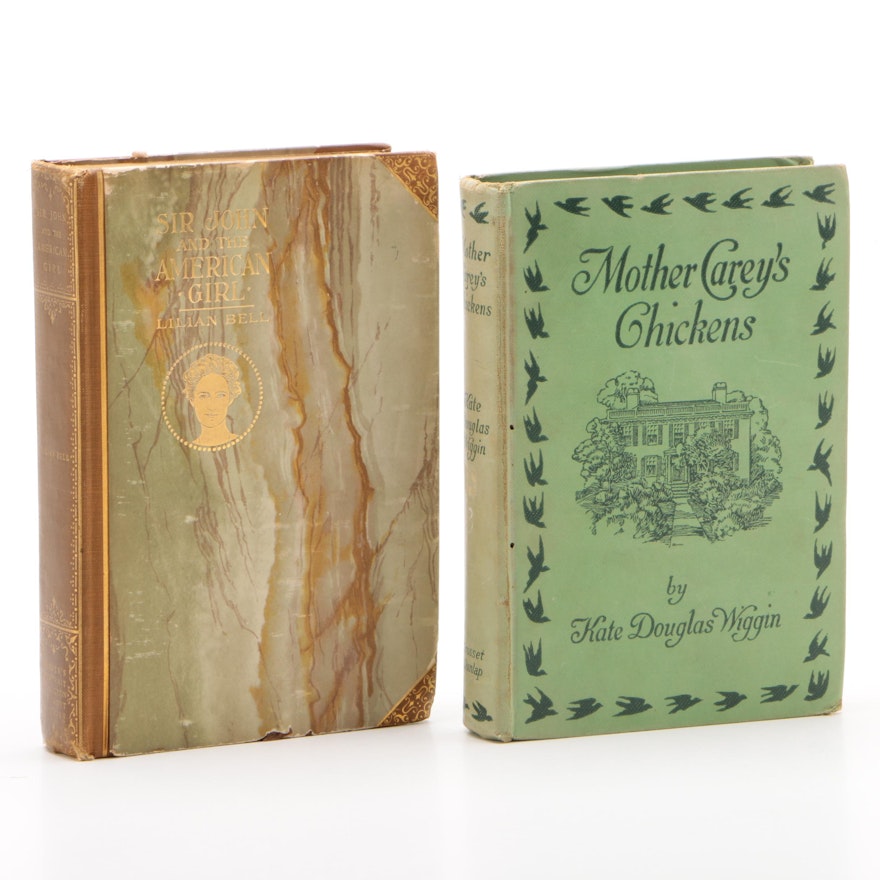 Fiction Books featuring First Edition "Sir John and the American Girl" by Bell