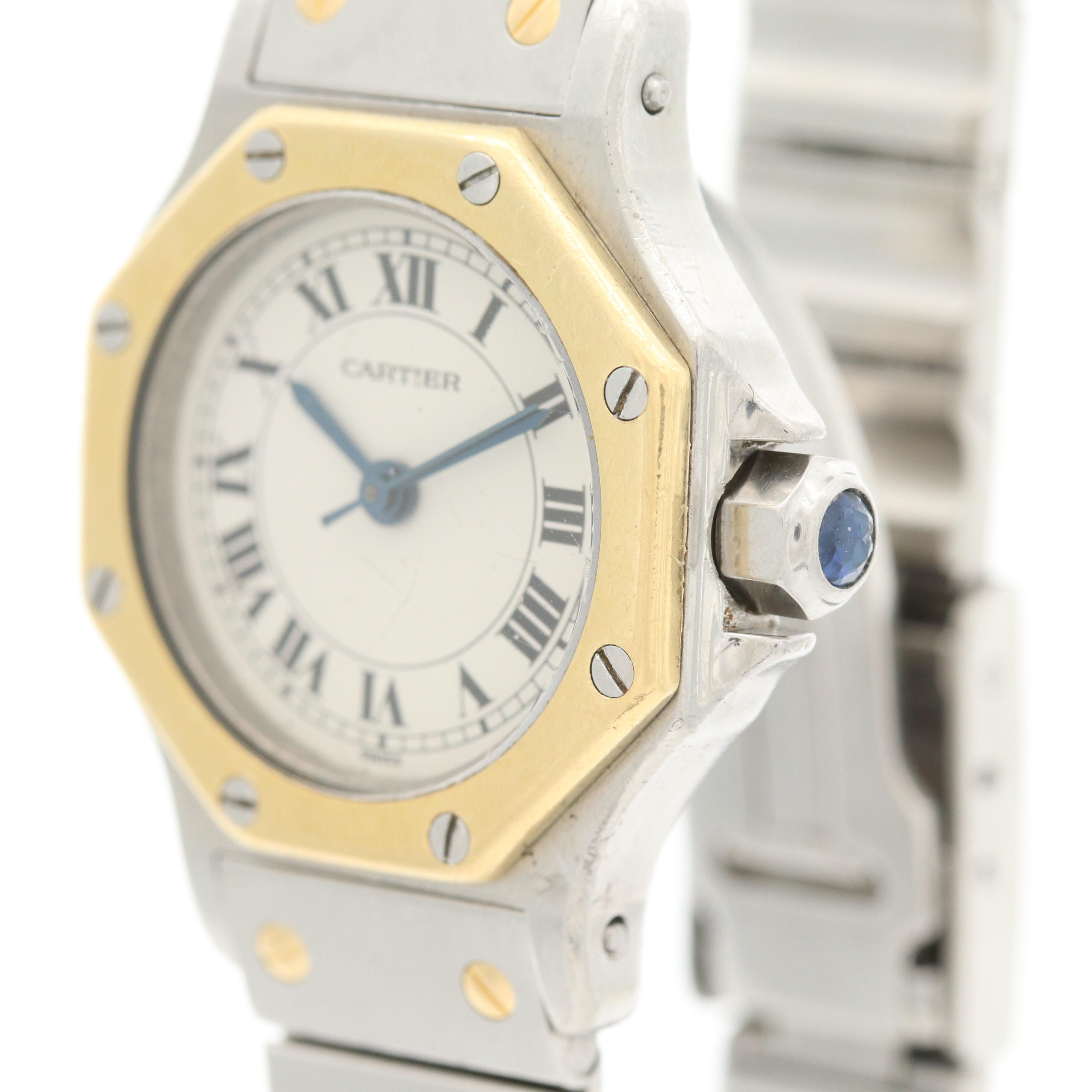 Cartier Santos Octagon 18K Gold and Stainless Steel Automatic Watch