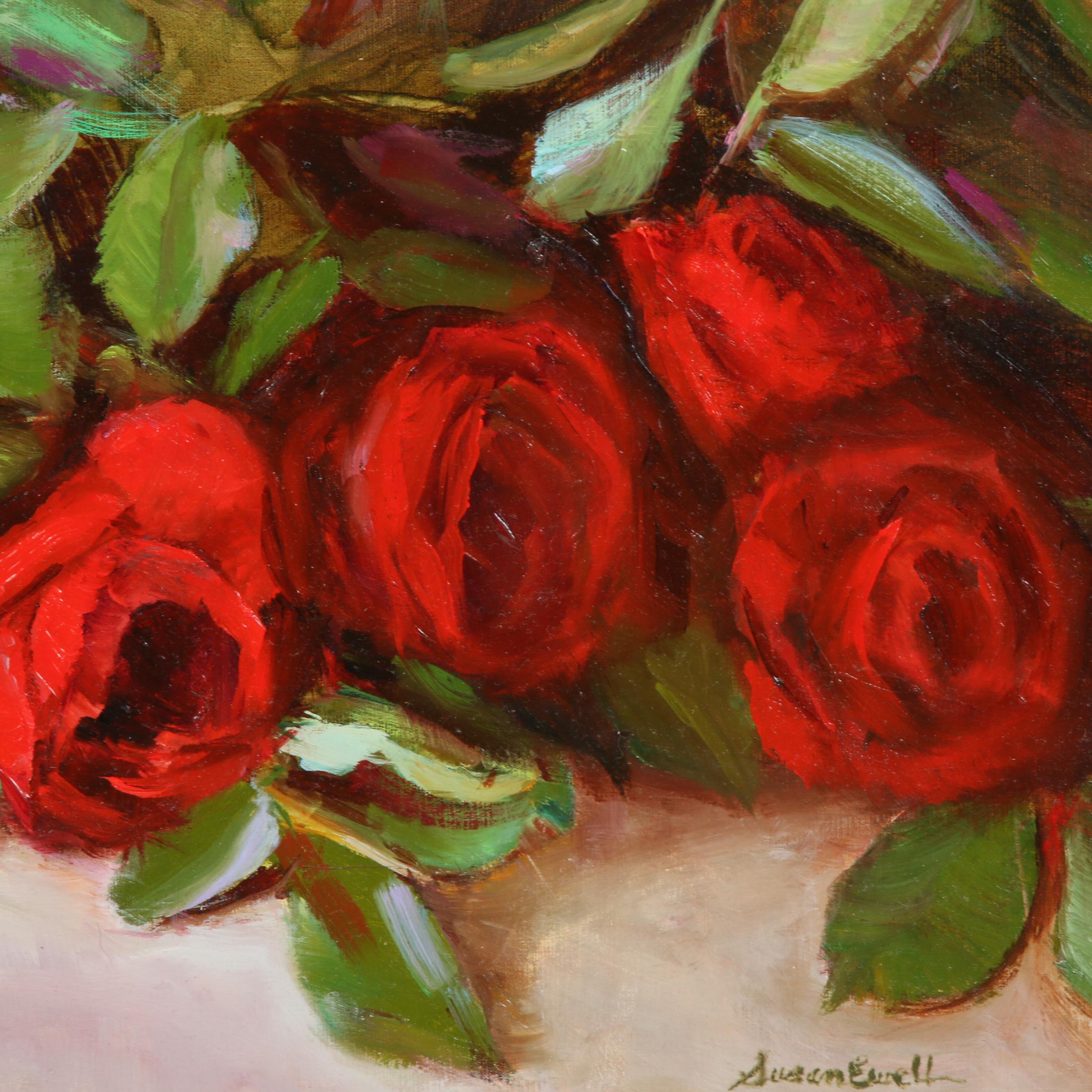 Susan Ewell Floral Still Life Oil Painting