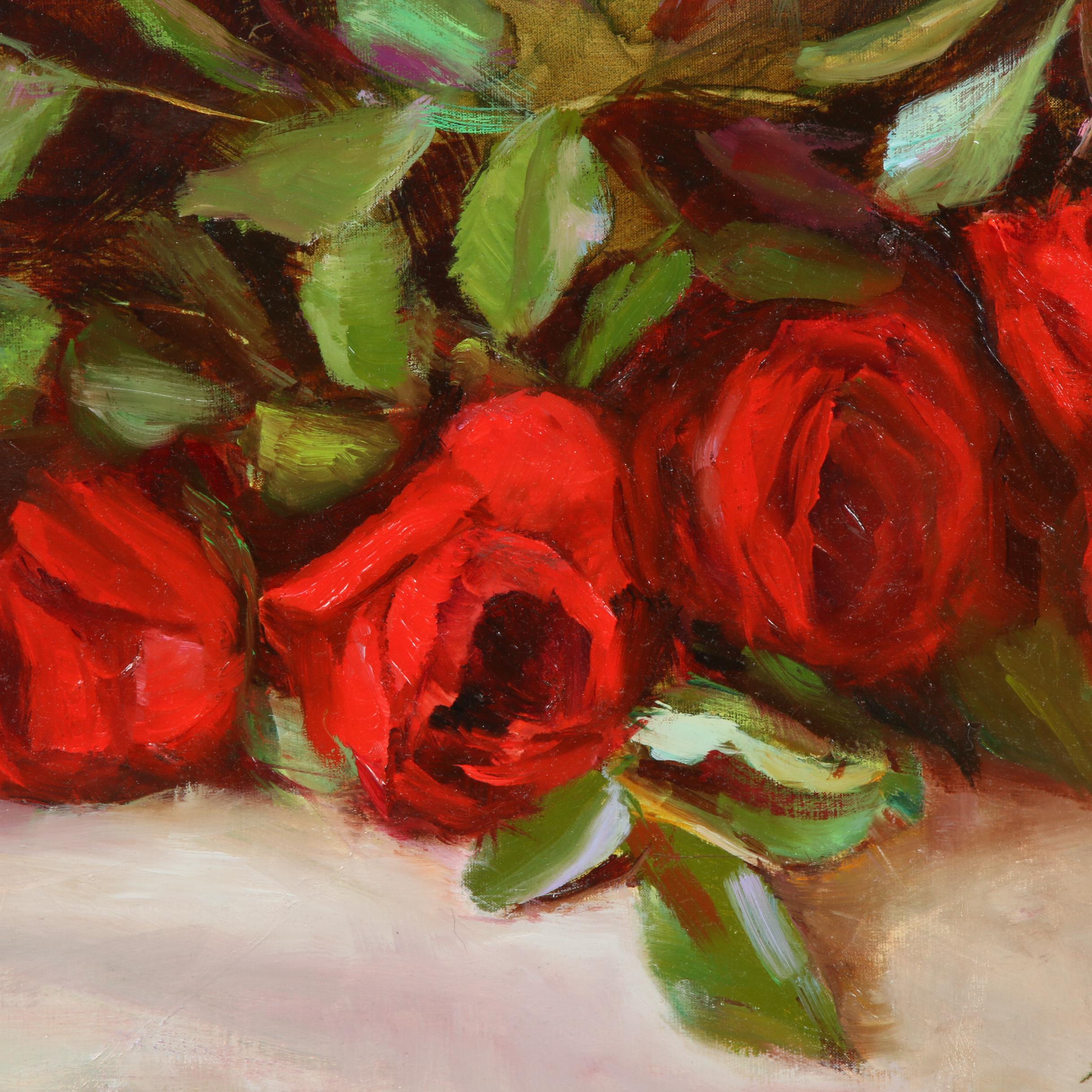 Susan Ewell Floral Still Life Oil Painting