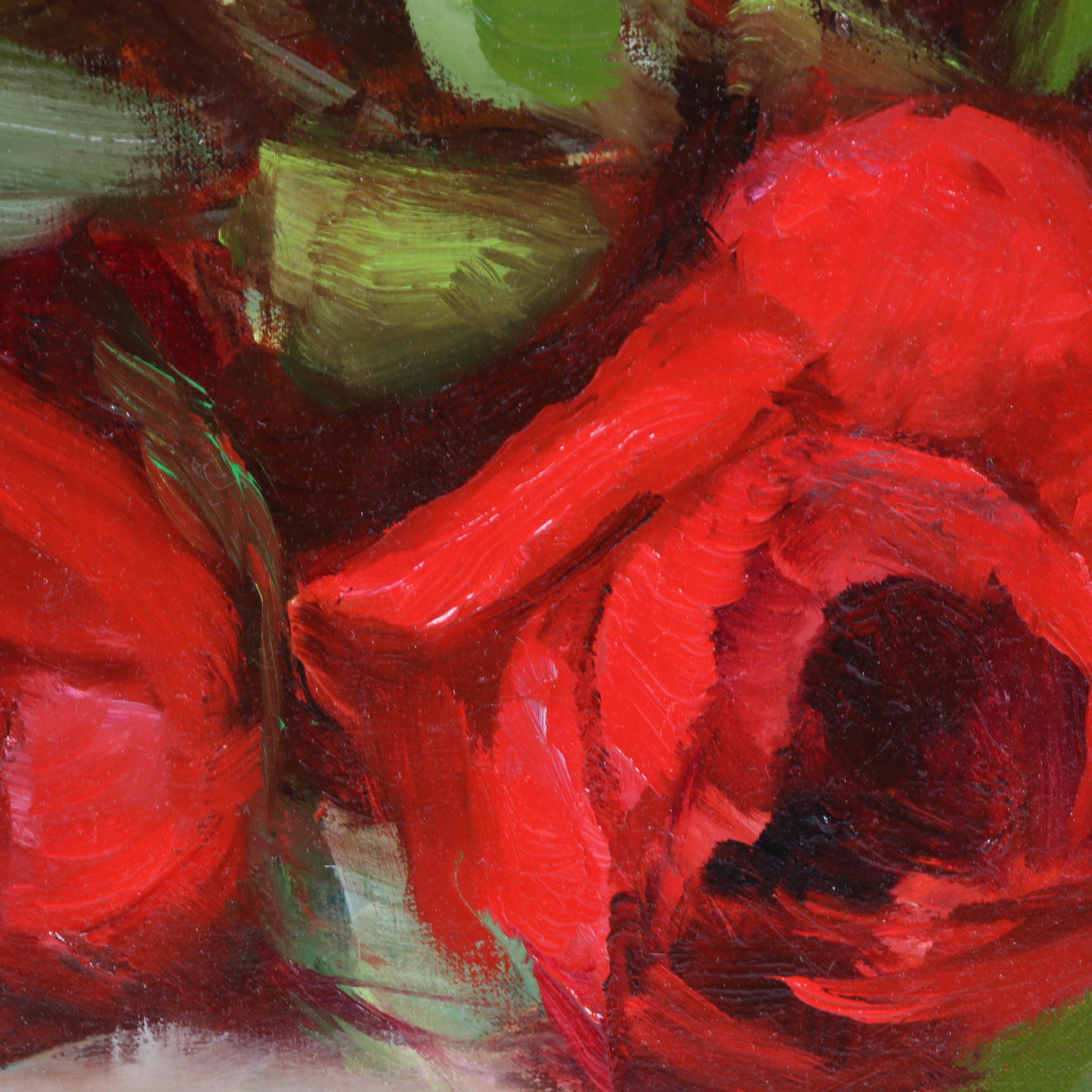 Susan Ewell Floral Still Life Oil Painting