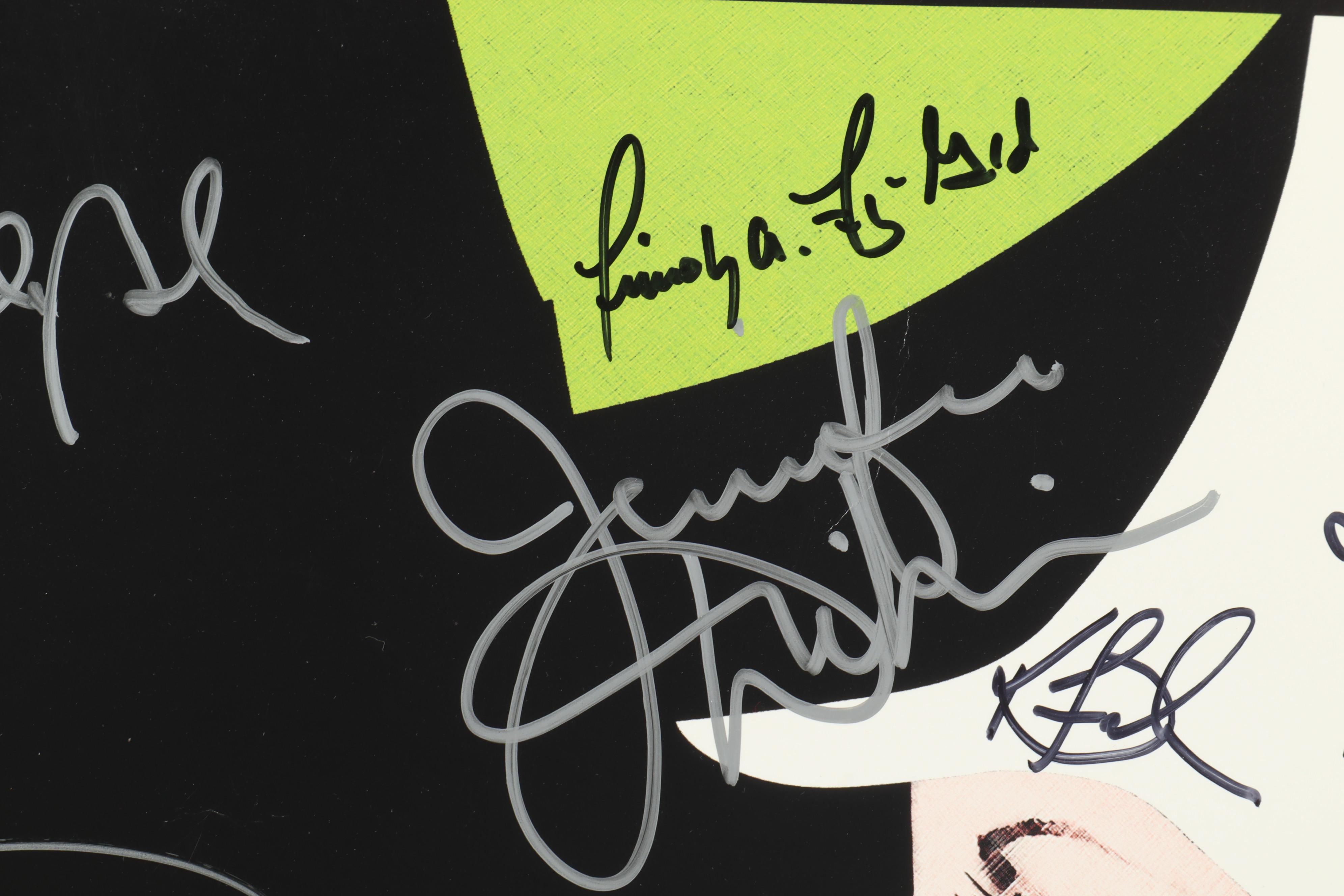 Signed Promotional Musical Poster for "Wicked"