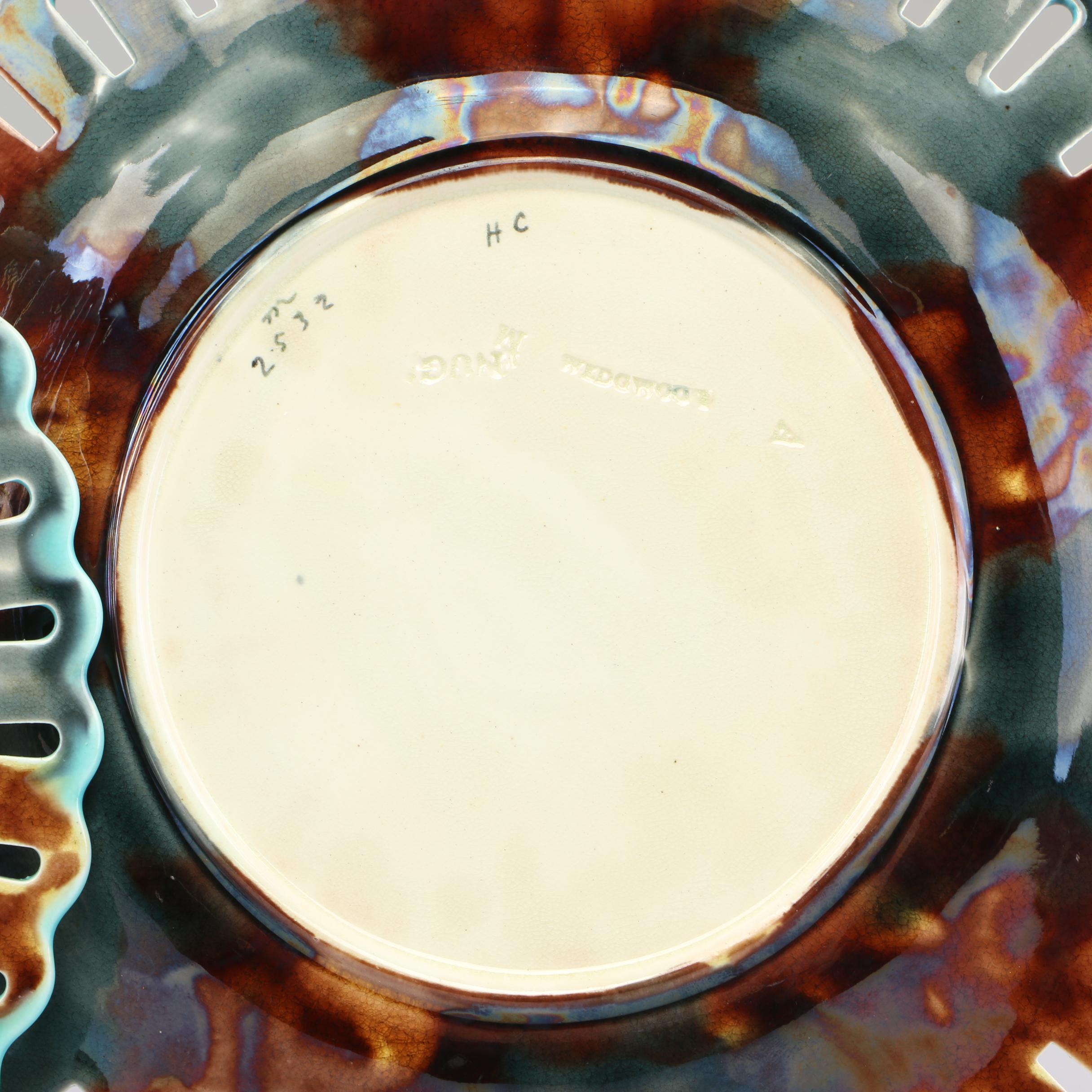 Wedgwood Majolica Reticulated Plates, 19th Century