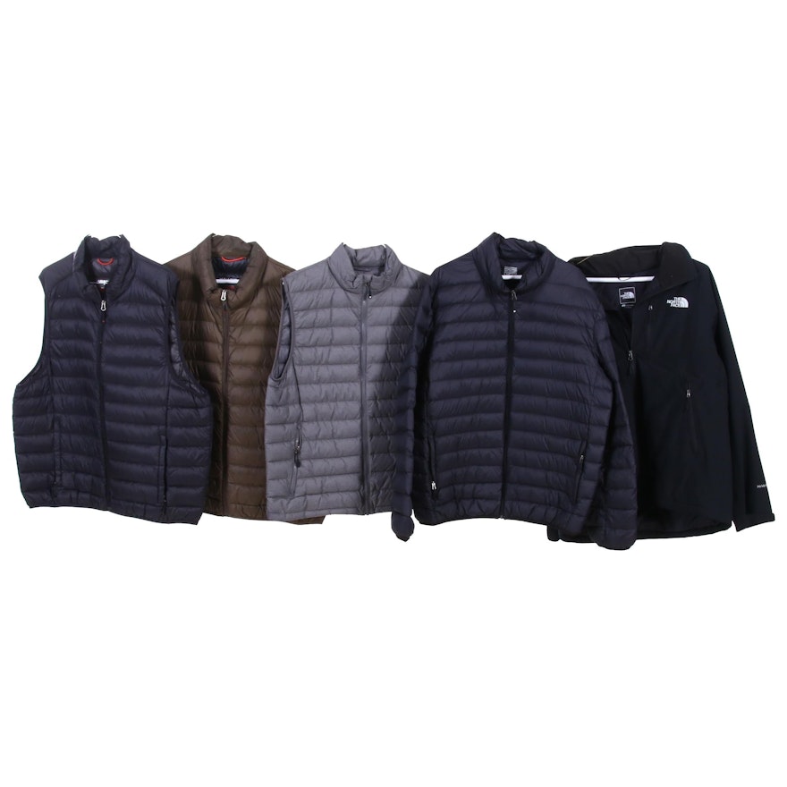 Men's Puffer Coat and Vests Including Hawke & Co. and The North Face