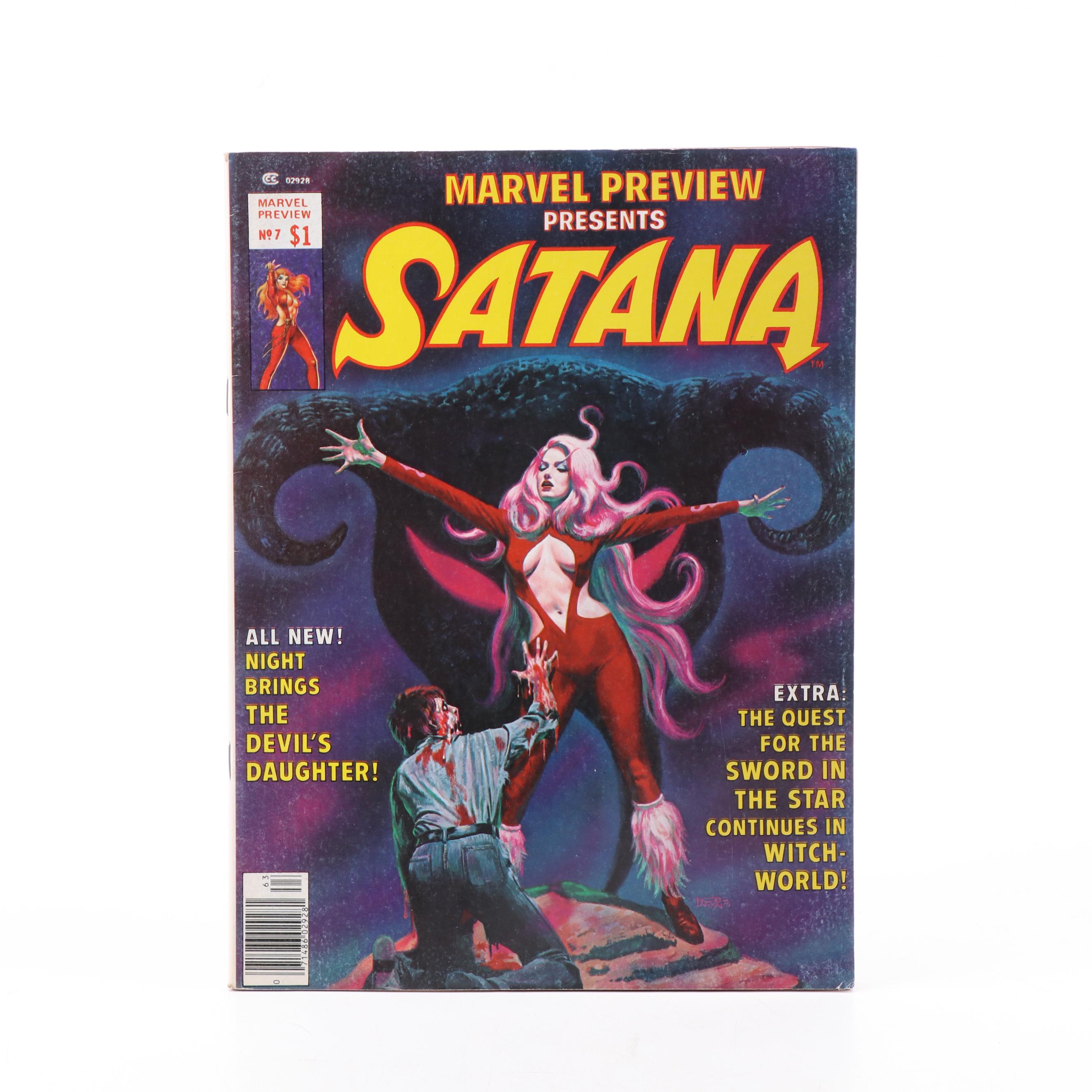 1976 "Marvel Preview" #7 with Rocket Raccoon First Appearance