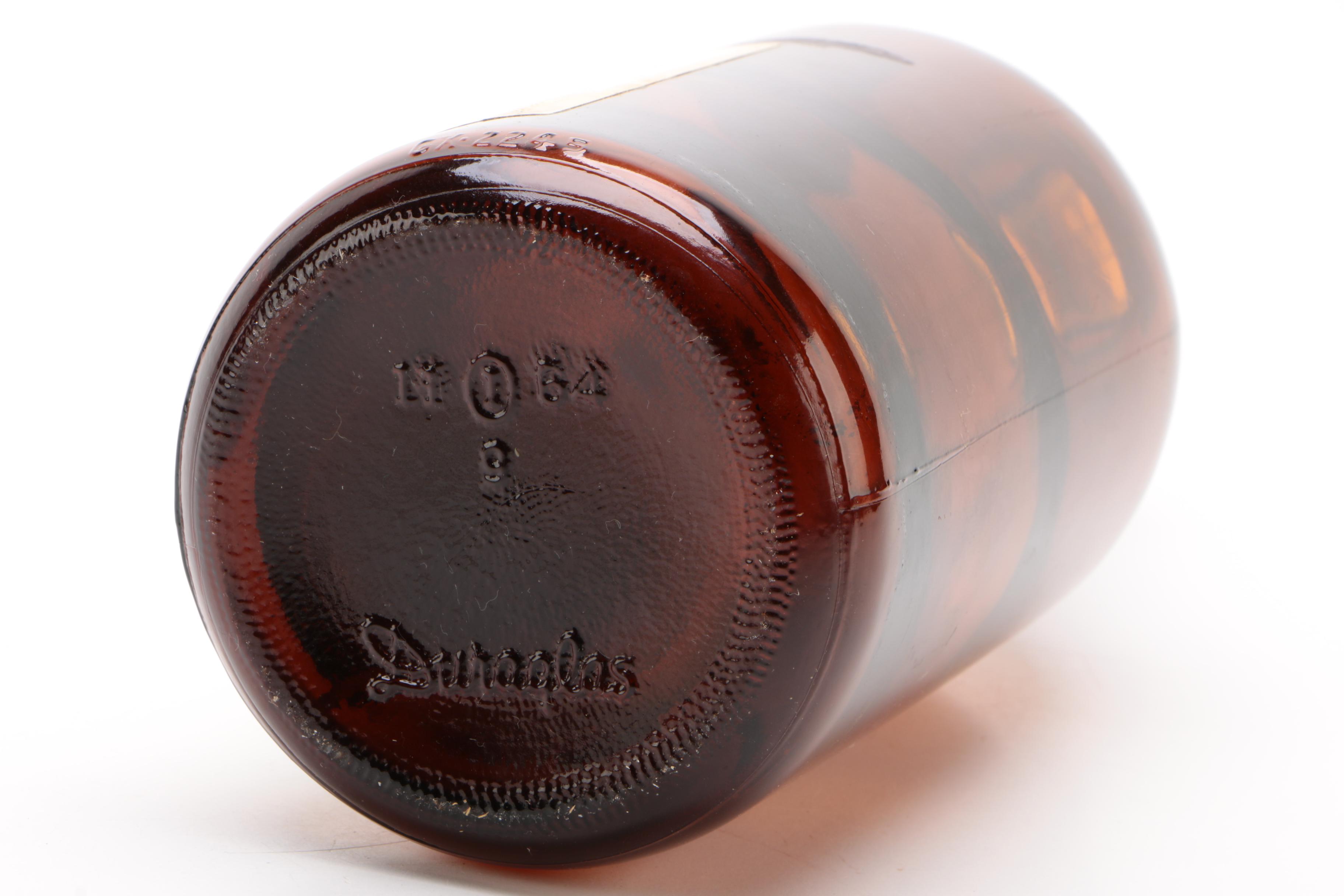 West End Brewing Company "Utica Club" Quart Beer Crate and Bottle, Vintage