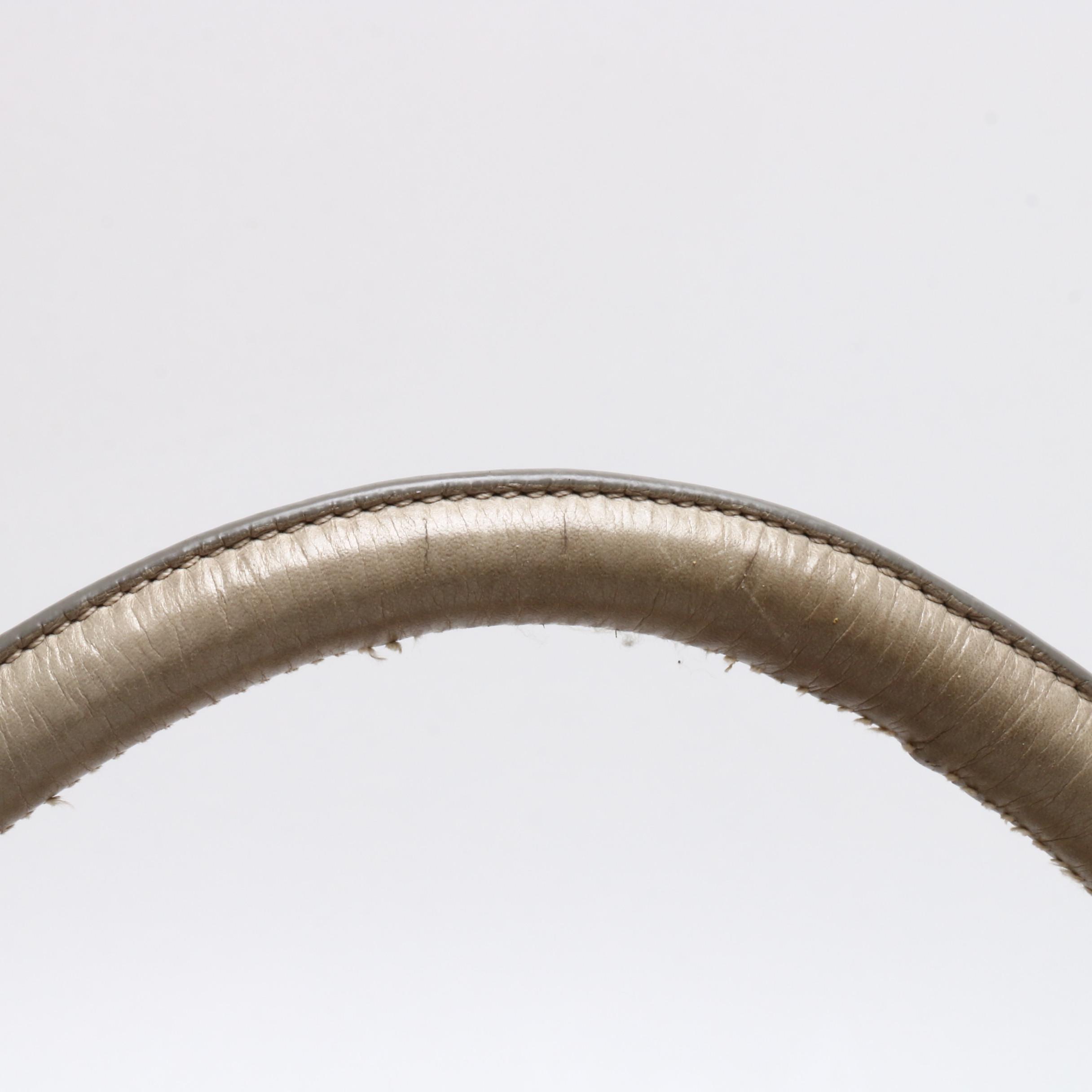 Prada Glazed Leather Shoulder Bag