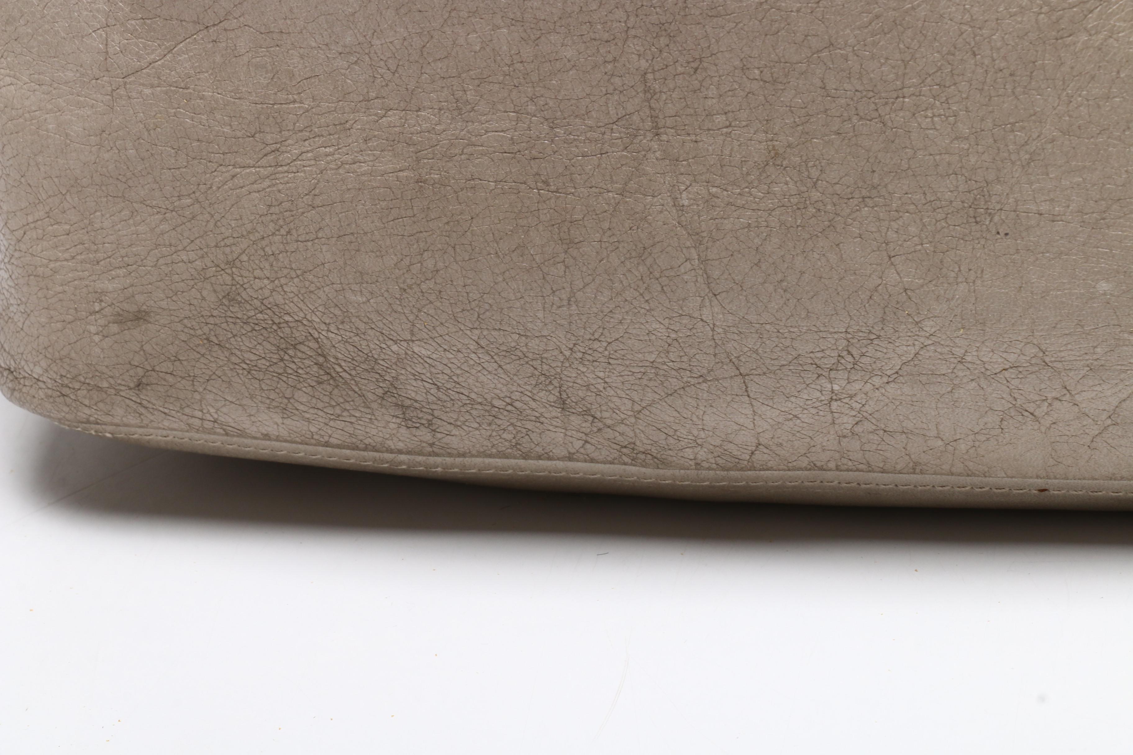 Prada Glazed Leather Shoulder Bag