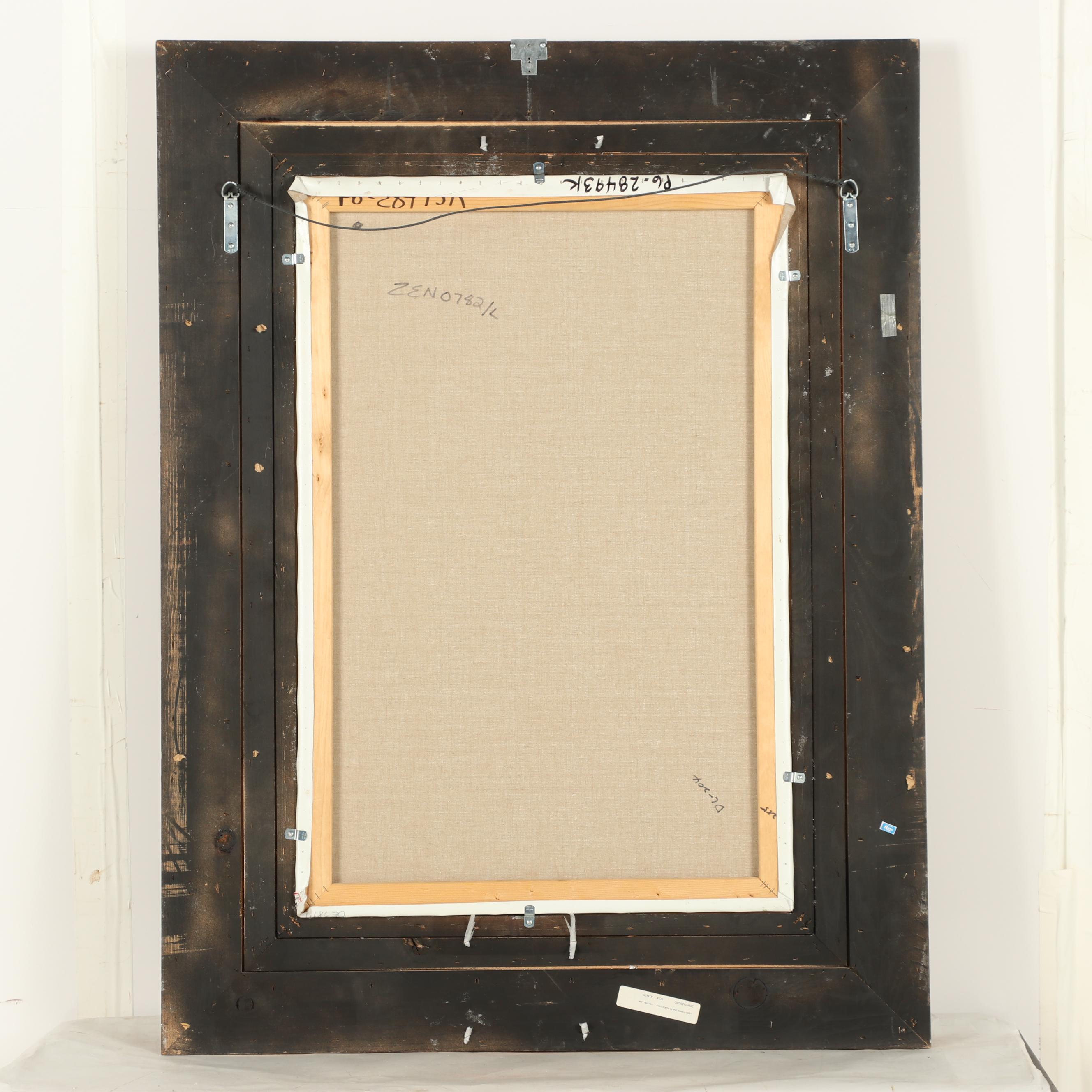 M. P. Elliot White Egret Oil Painting