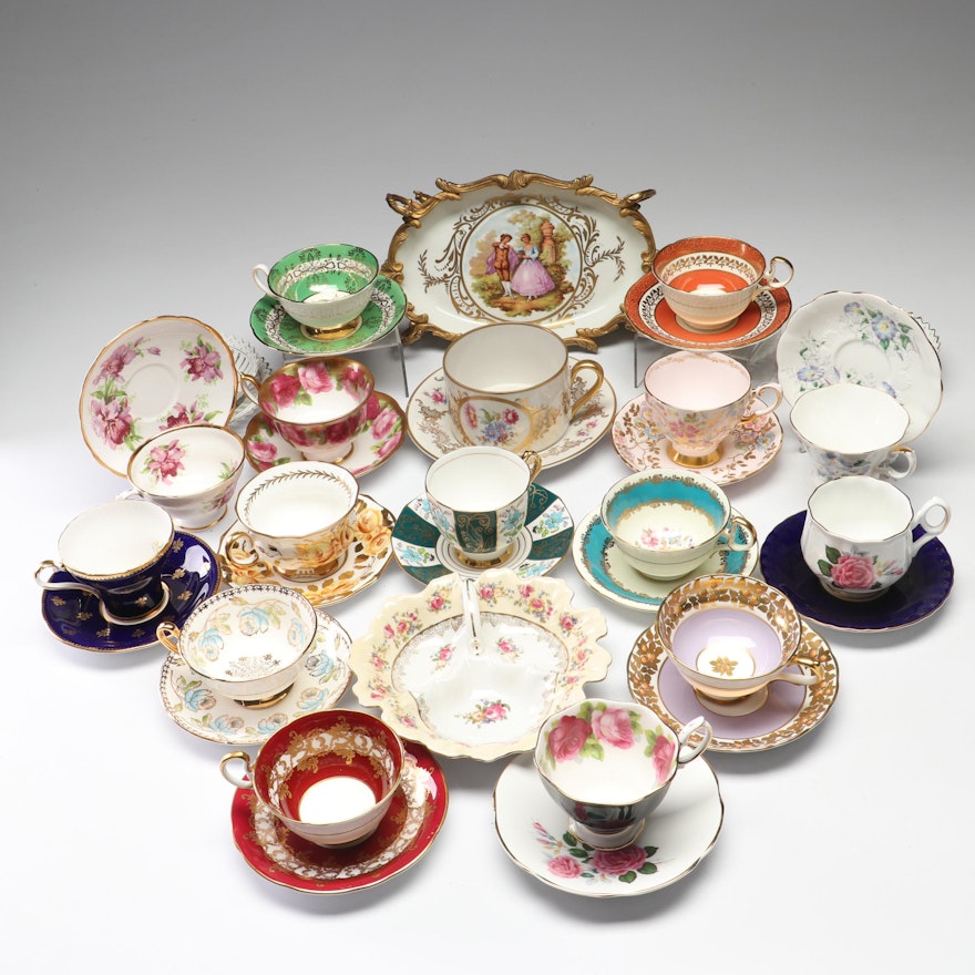 Bone China Tea Settings and Serving Pieces Featuring Royal Grafton