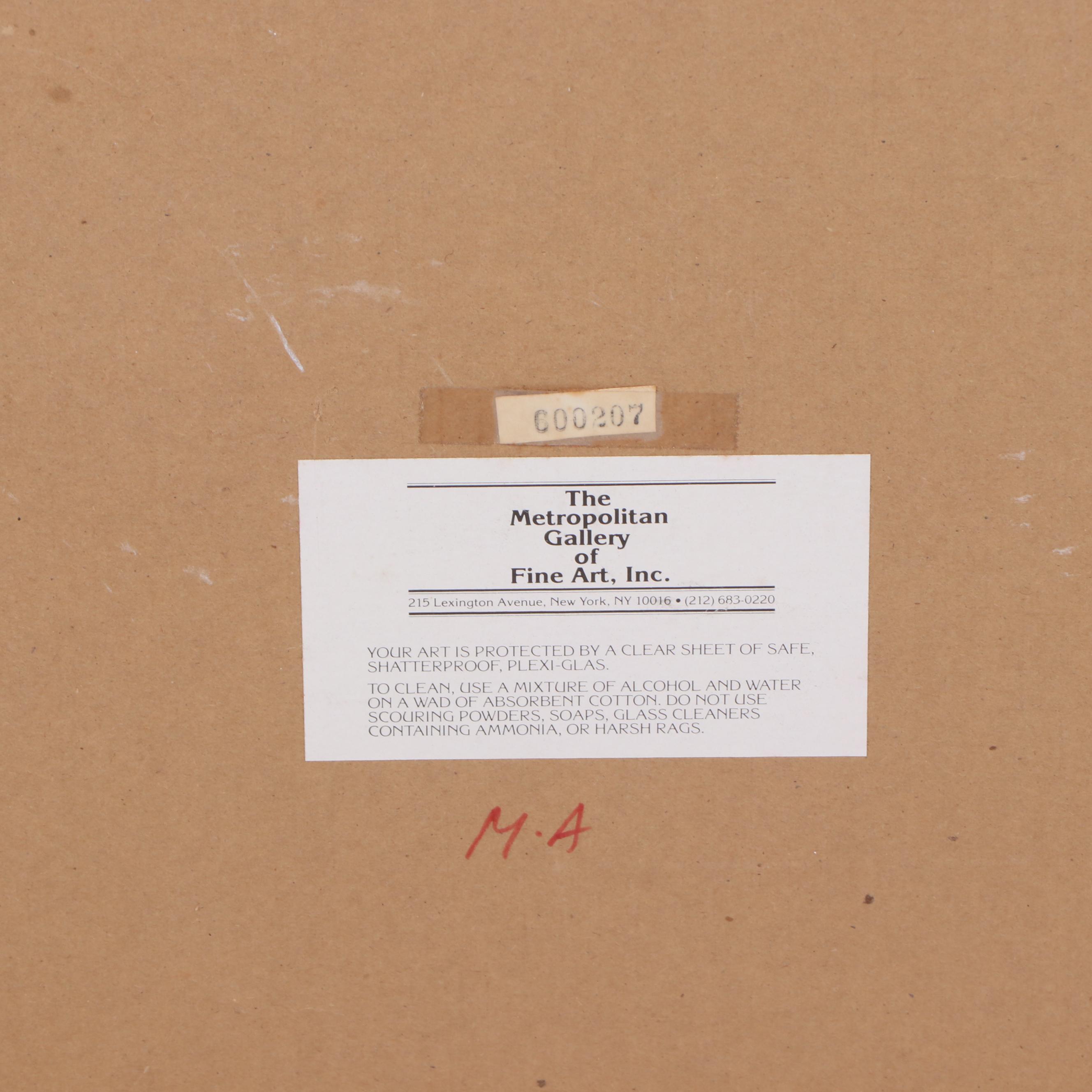 Alexander Calder Color Lithograph "Sunburst" from "Flying Colors Collection"