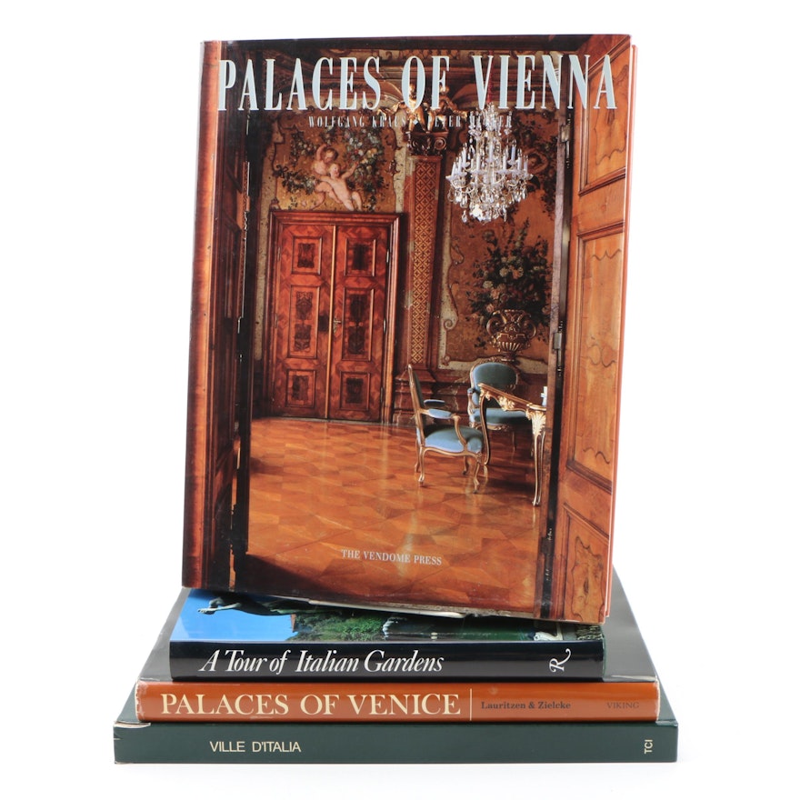 Books on Italian and Viennese Homes and Gardens