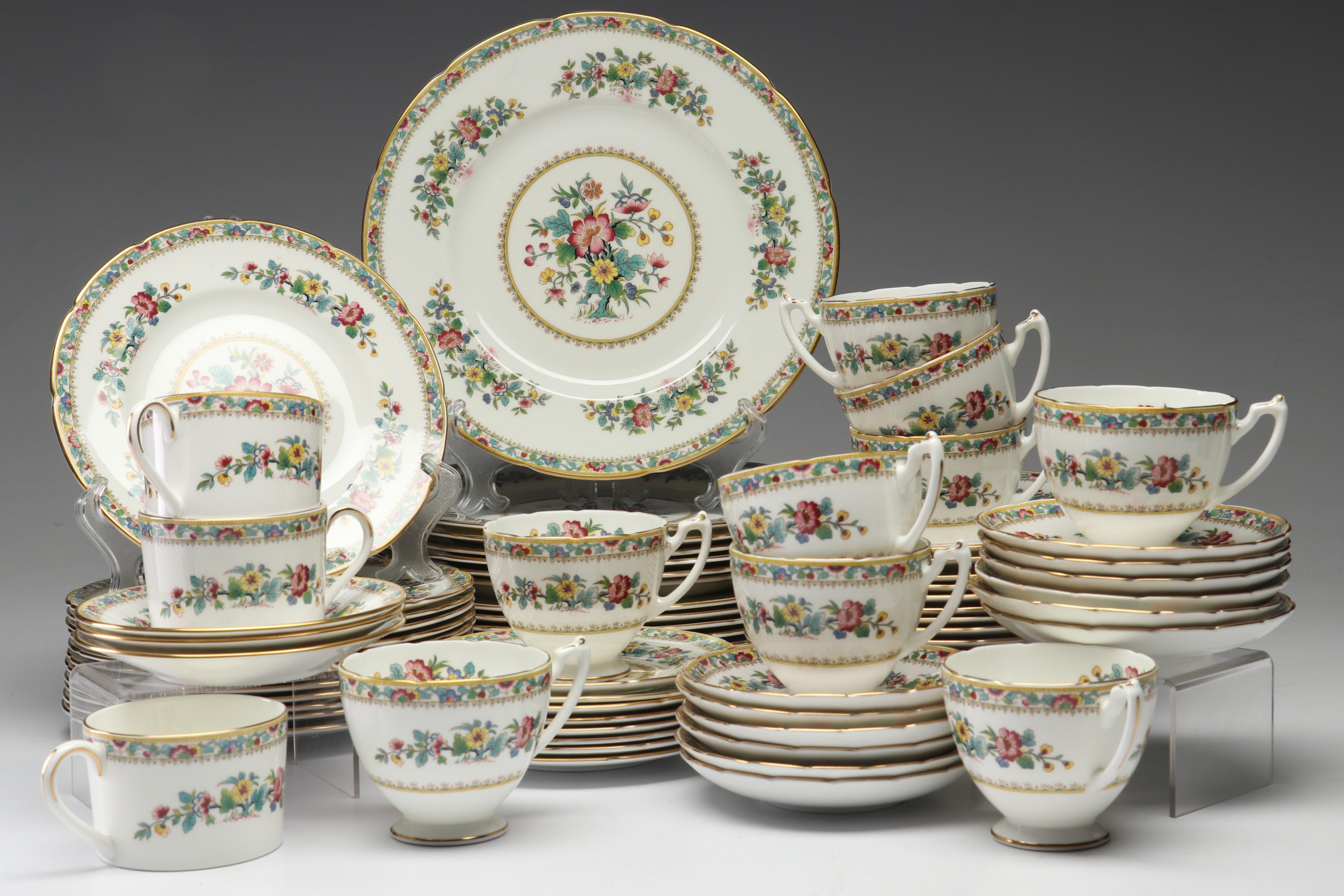 Coalport "Ming Rose" Bone China Dinnerware