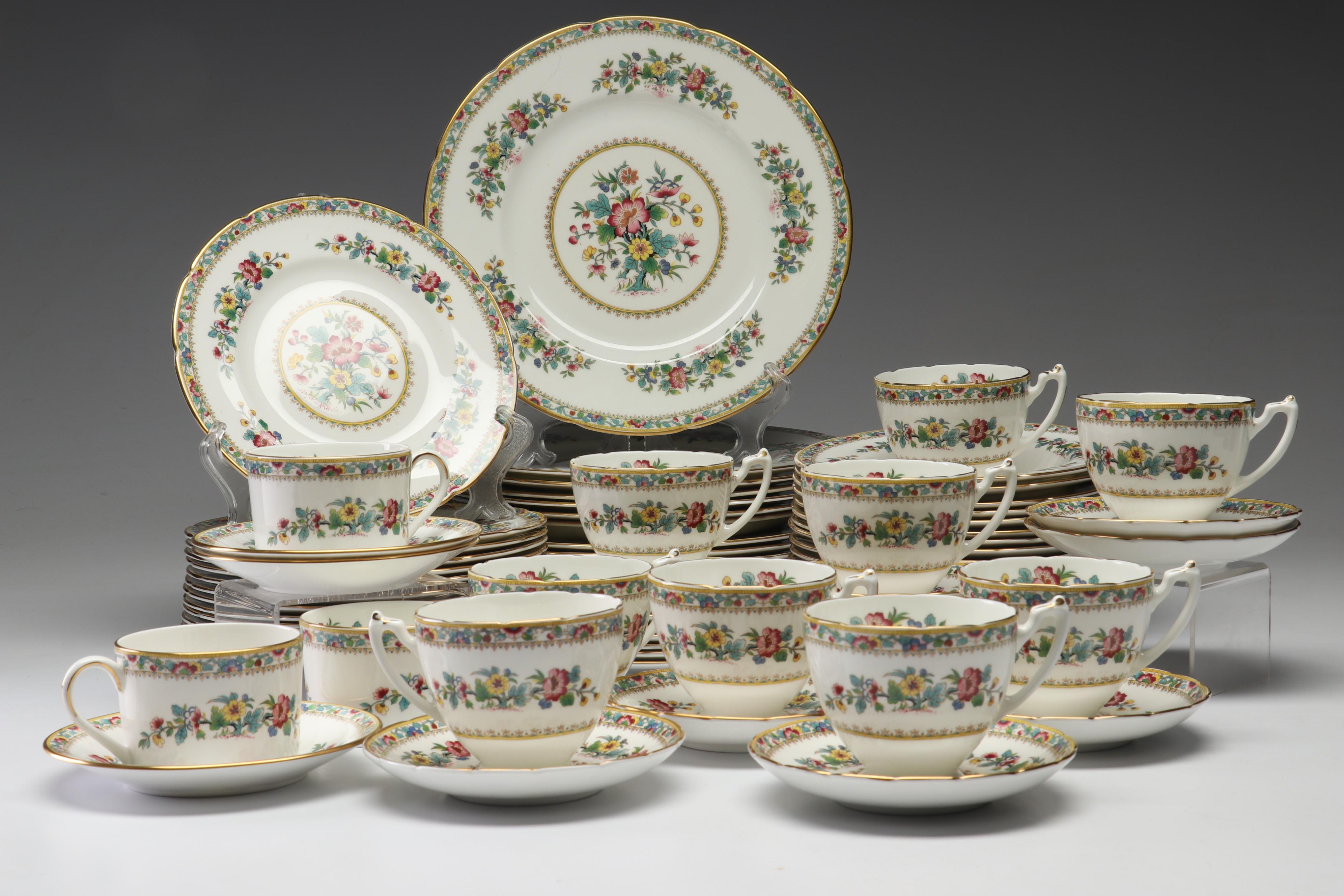 Coalport "Ming Rose" Bone China Dinnerware