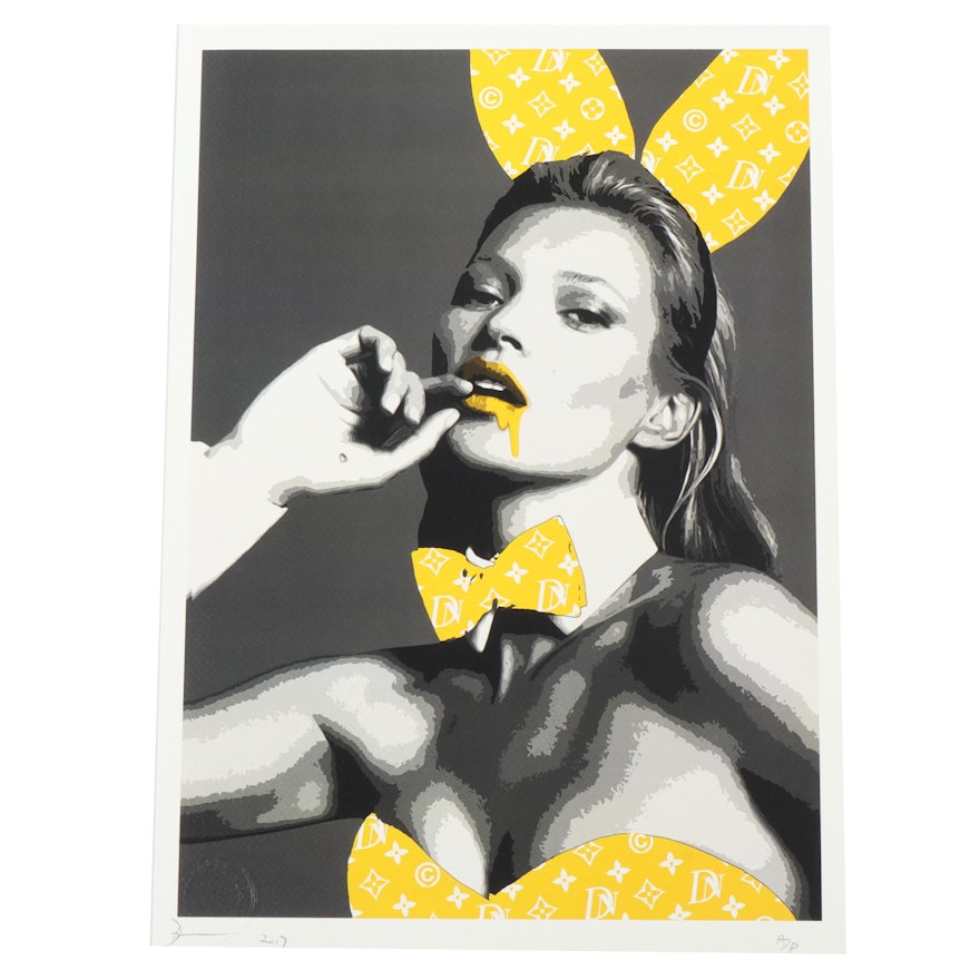 Death NYC "LV" Kate Moss Graphic Print