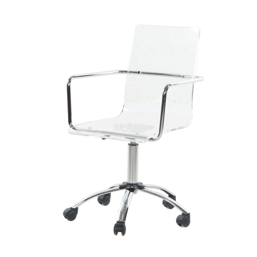 Contemporary Molded Plastic Modern Office Chair
