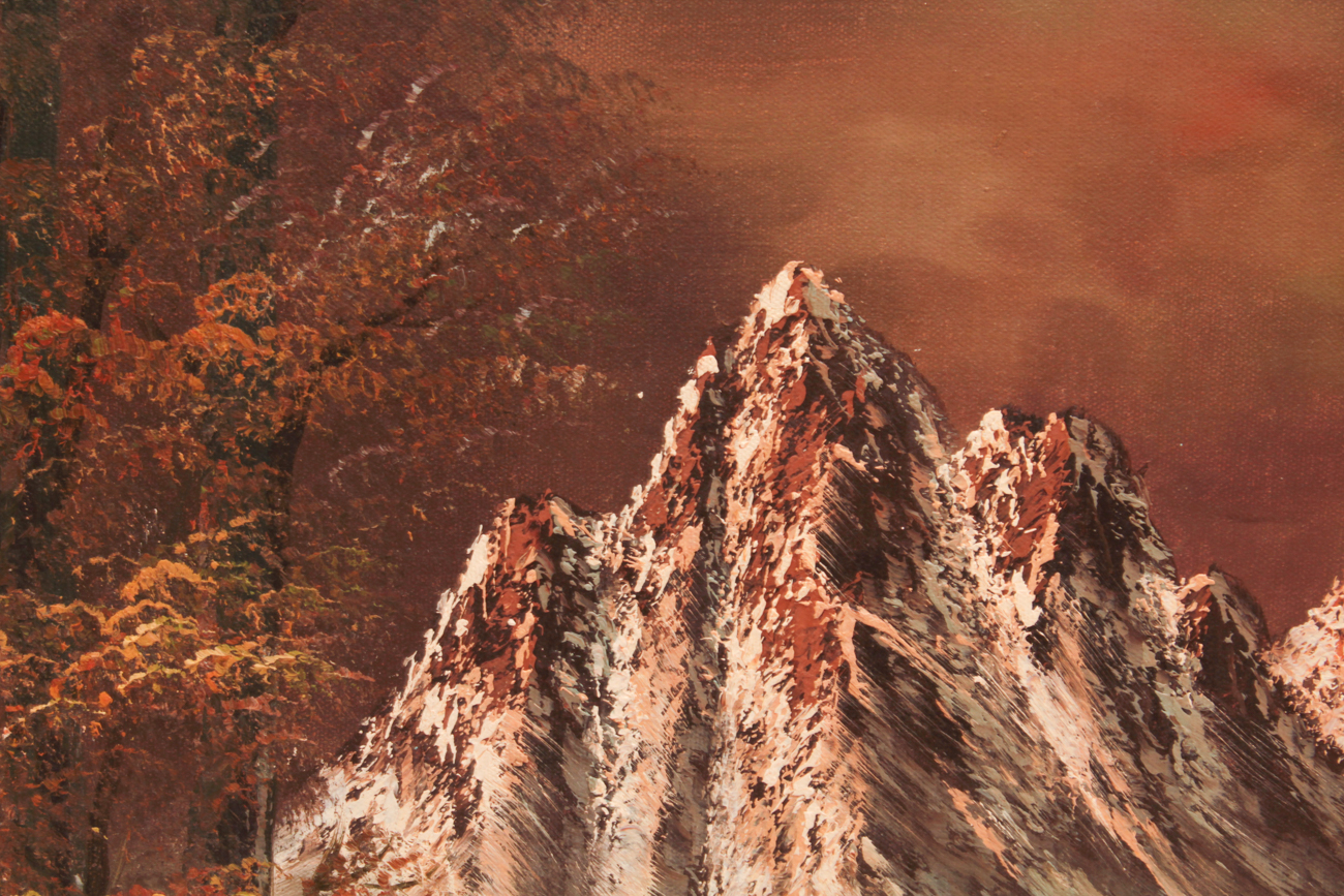 Don Rodell Oil Painting of Mountain