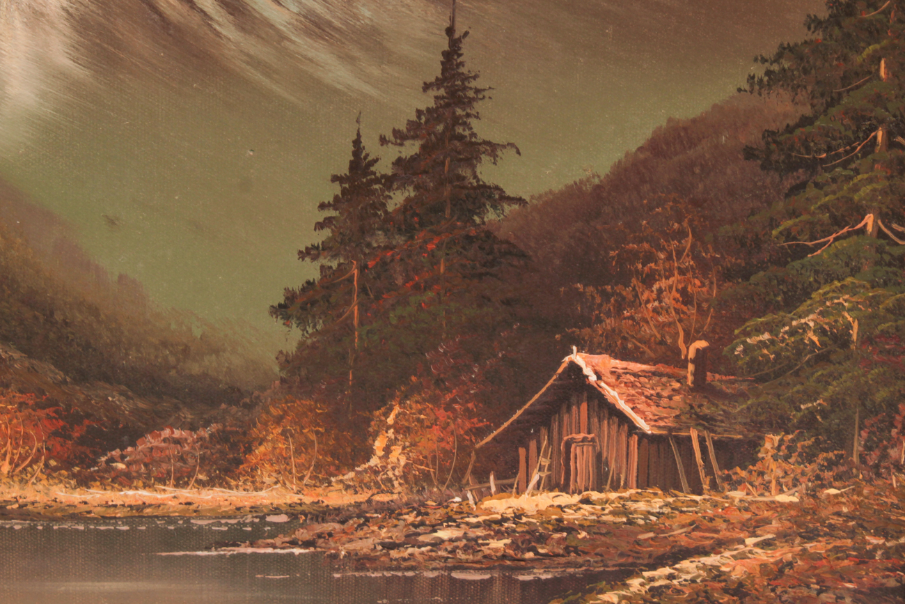 Don Rodell Oil Painting of Mountain