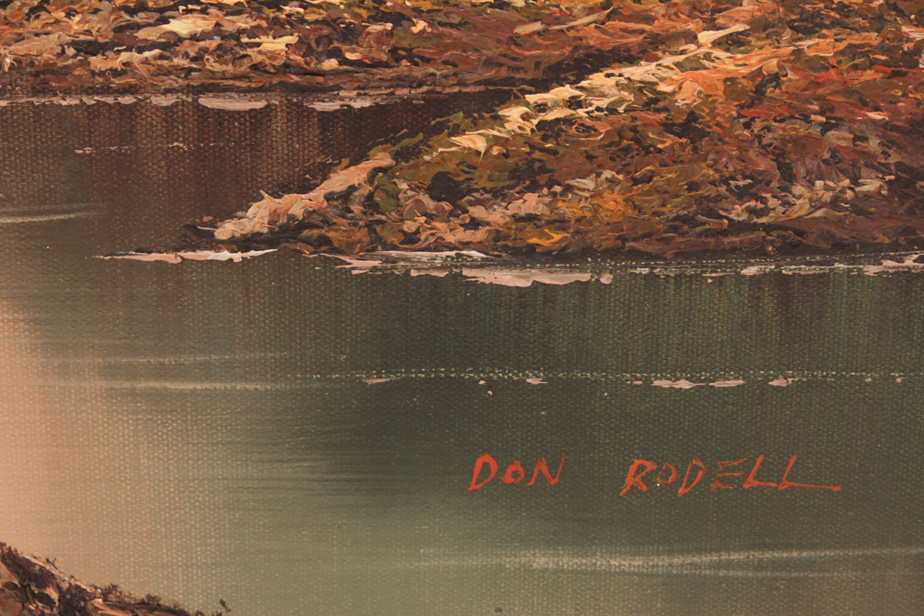 Don Rodell Oil Painting of Mountain