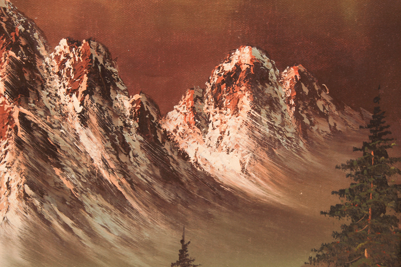 Don Rodell Oil Painting of Mountain