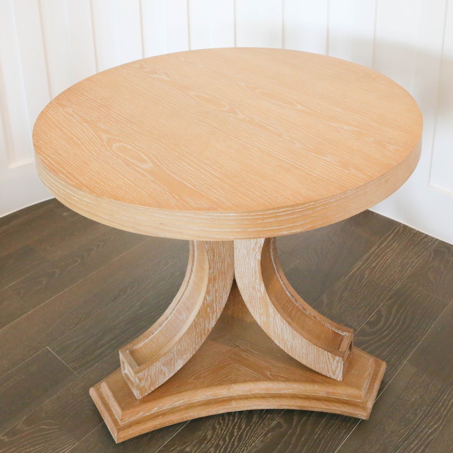 Contemporary Distressed Wooden Cocktail Table