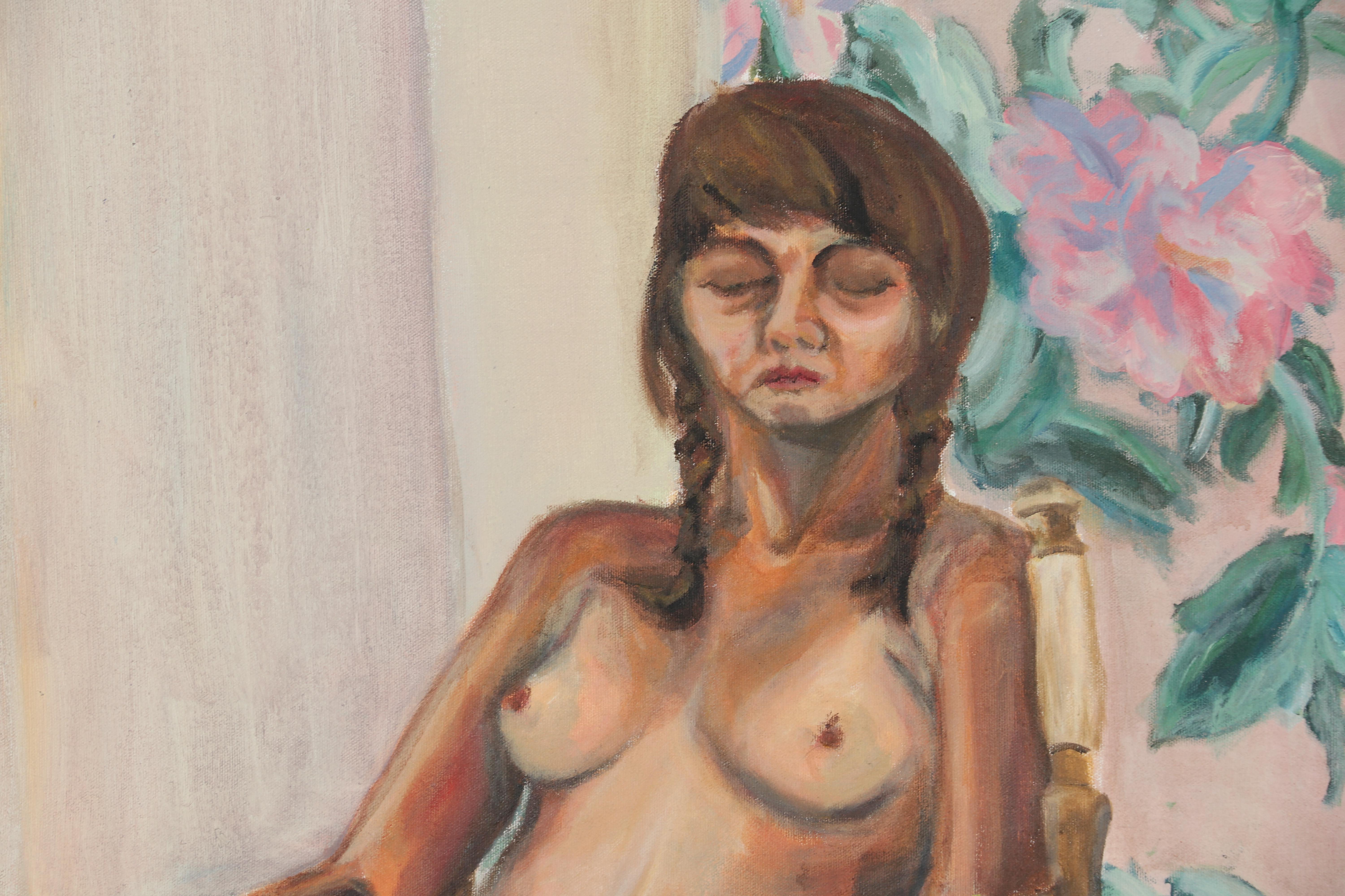 Kieran Rae Koch Figure Study Oil Painting, 2014