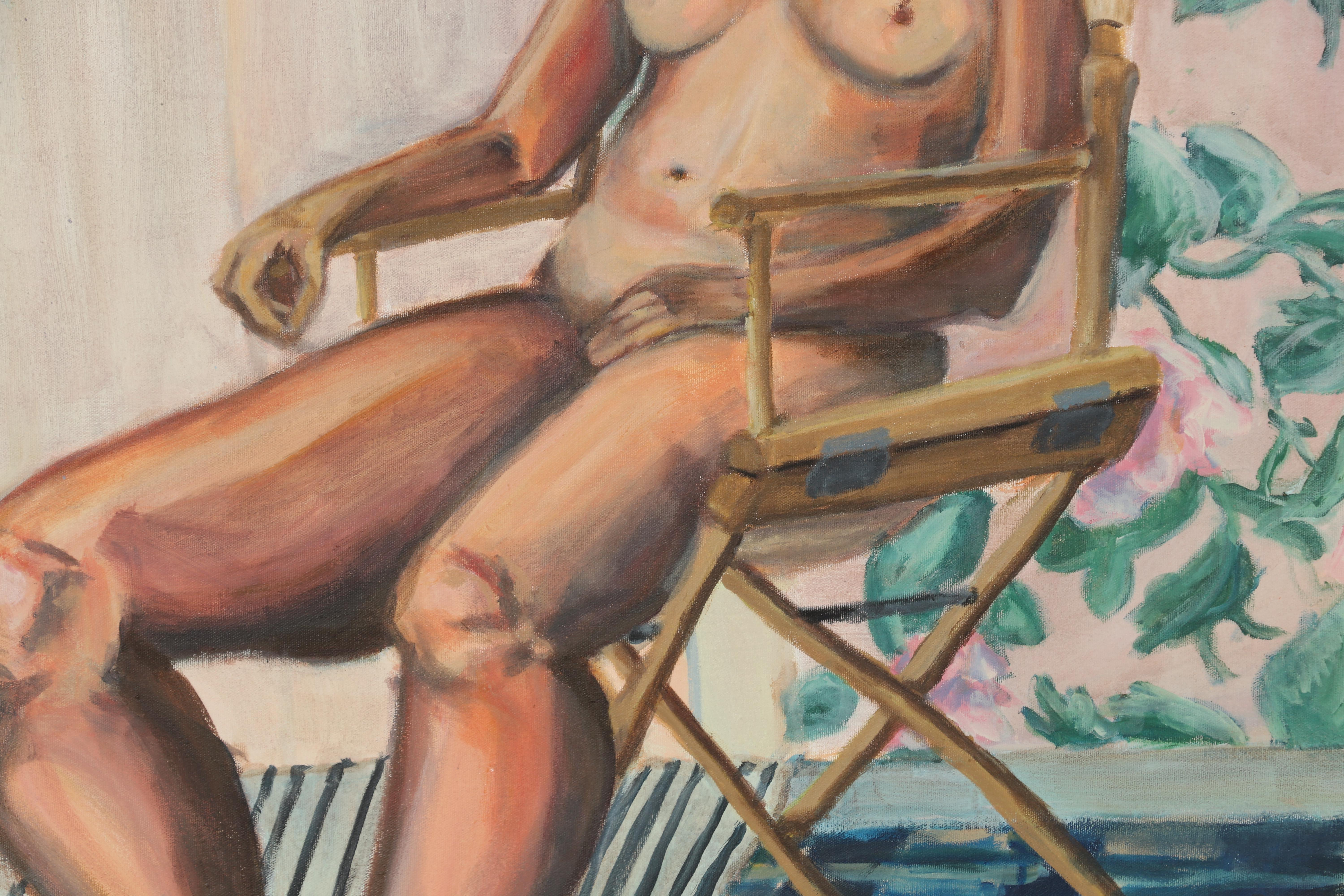 Kieran Rae Koch Figure Study Oil Painting, 2014