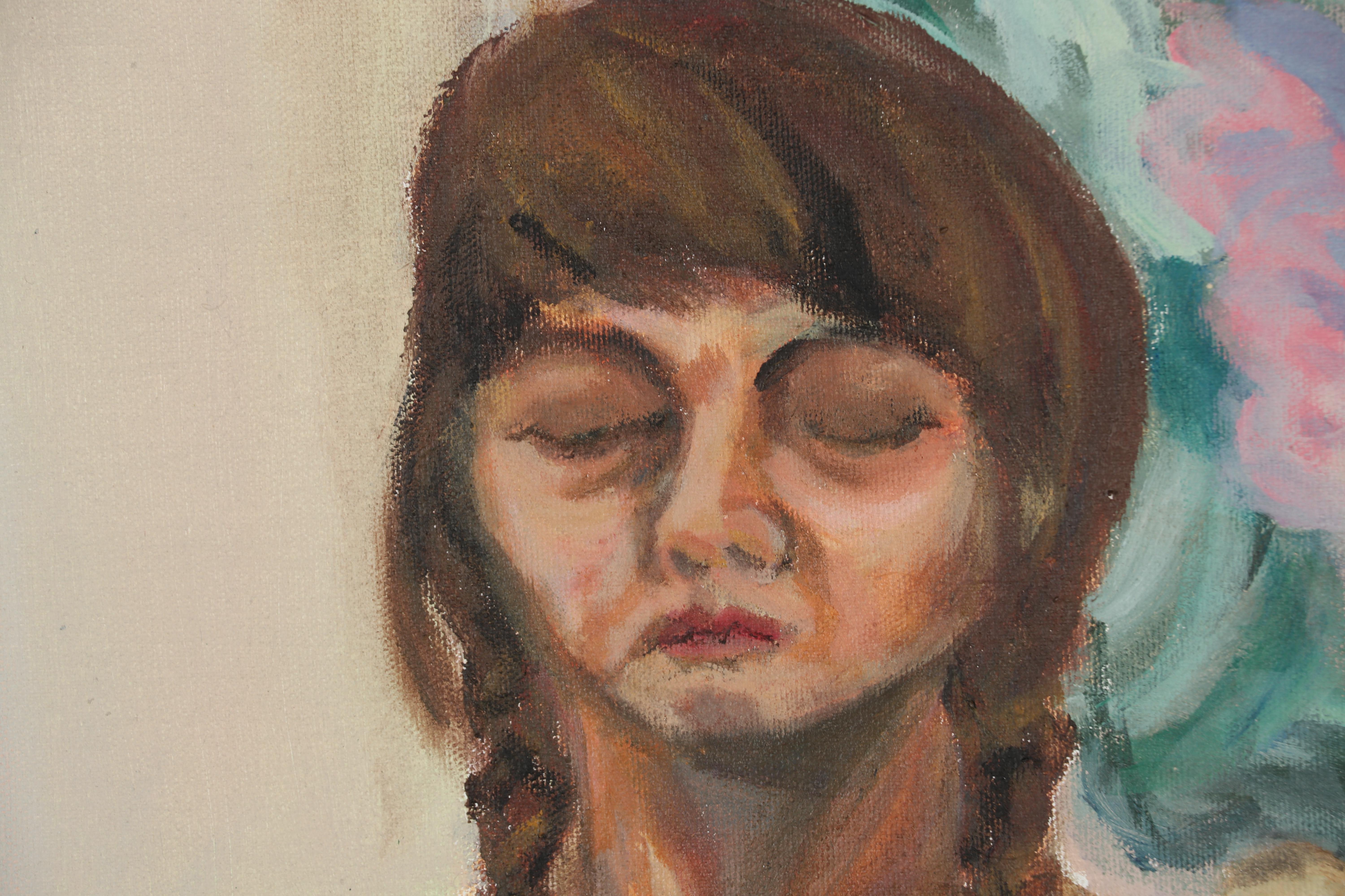 Kieran Rae Koch Figure Study Oil Painting, 2014