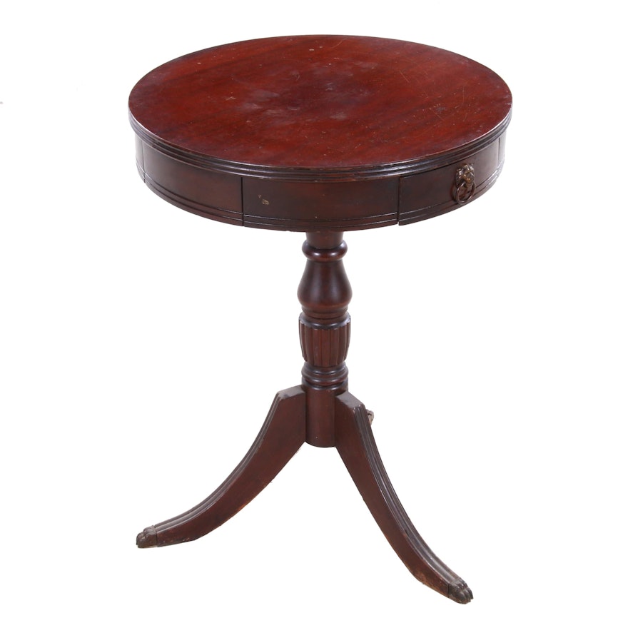 Cherry Accent Table, Circa Early 20th Century Vintage