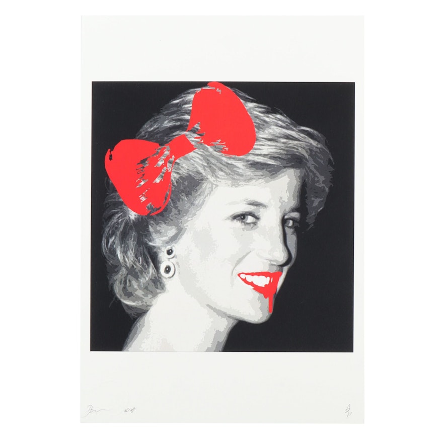 Death NYC Princess Diana Giclée