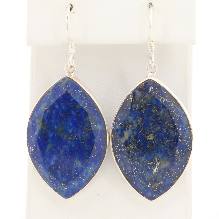 Sterling Silver Lapis Lazuli Earrings